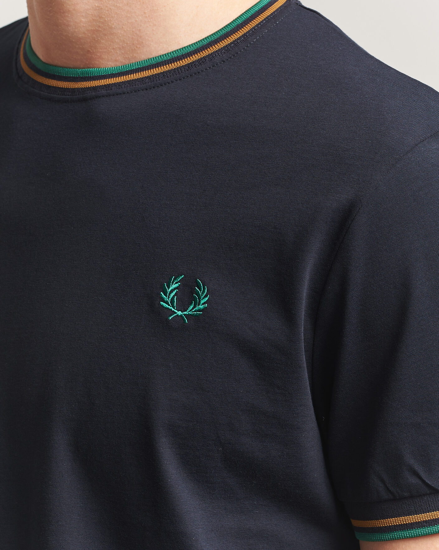 Herre | T-Shirts | Fred Perry | Twin Tipped T-Shirt Navy