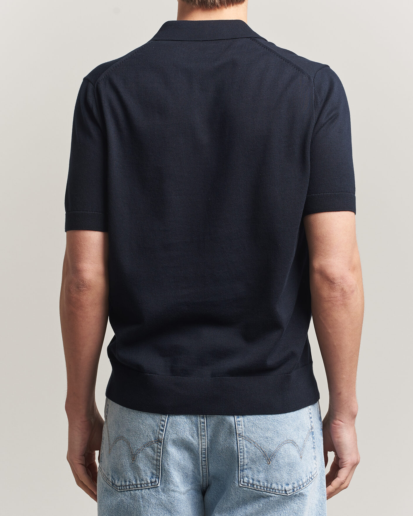 Herre | Polotrøjer | Fred Perry | Cotton Knitted Polo Navy