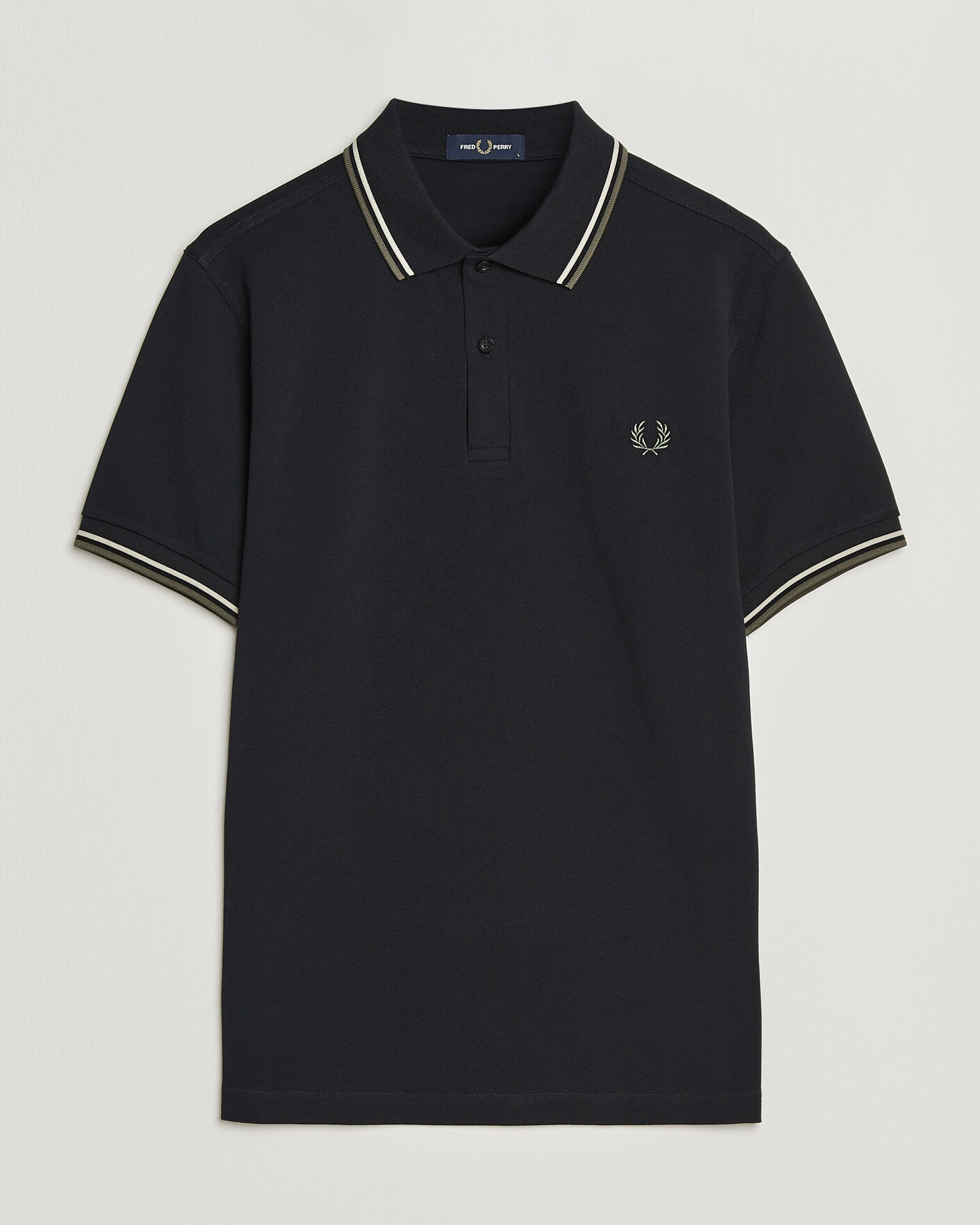 Herre | Polotrøjer | Fred Perry | Twin Tipped Polo Shirt Black