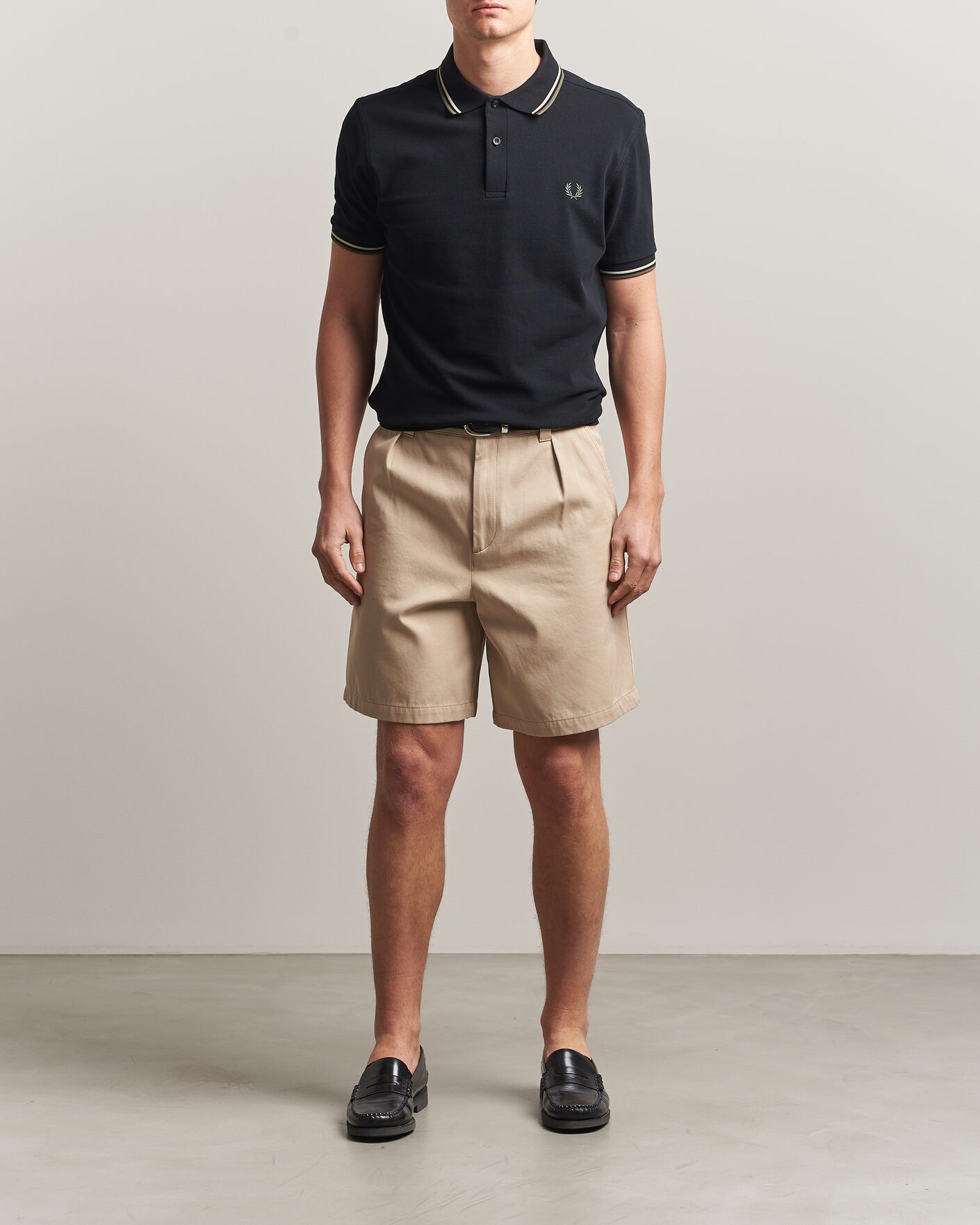 Herre | Polotrøjer | Fred Perry | Twin Tipped Polo Shirt Black