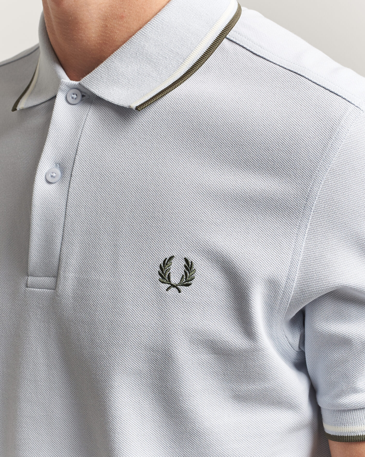 Herre | Polotrøjer | Fred Perry | Twin Tipped Polo Shirt Dusky Blue