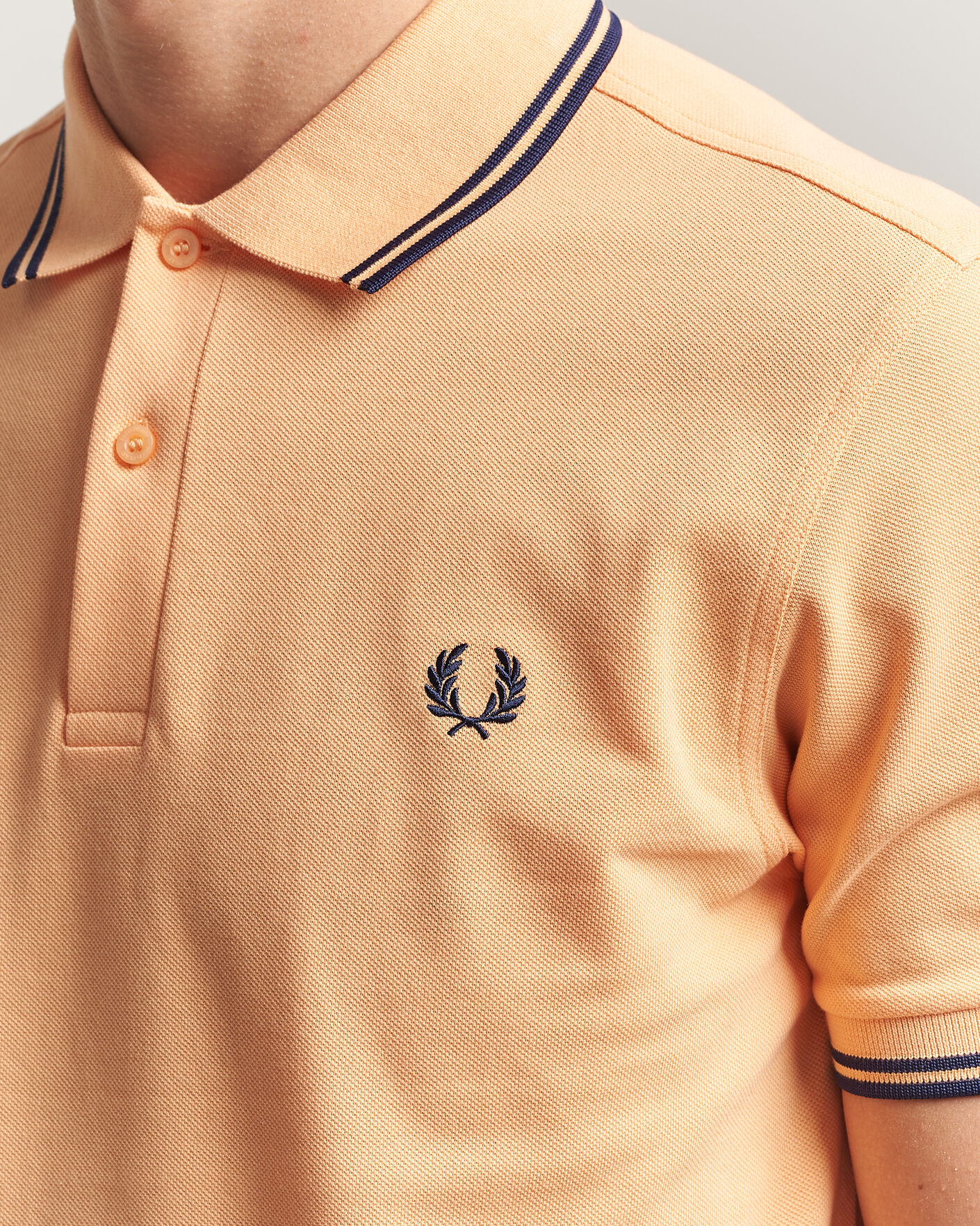 Herre | Polotrøjer | Fred Perry | Twin Tipped Polo Shirt Peach