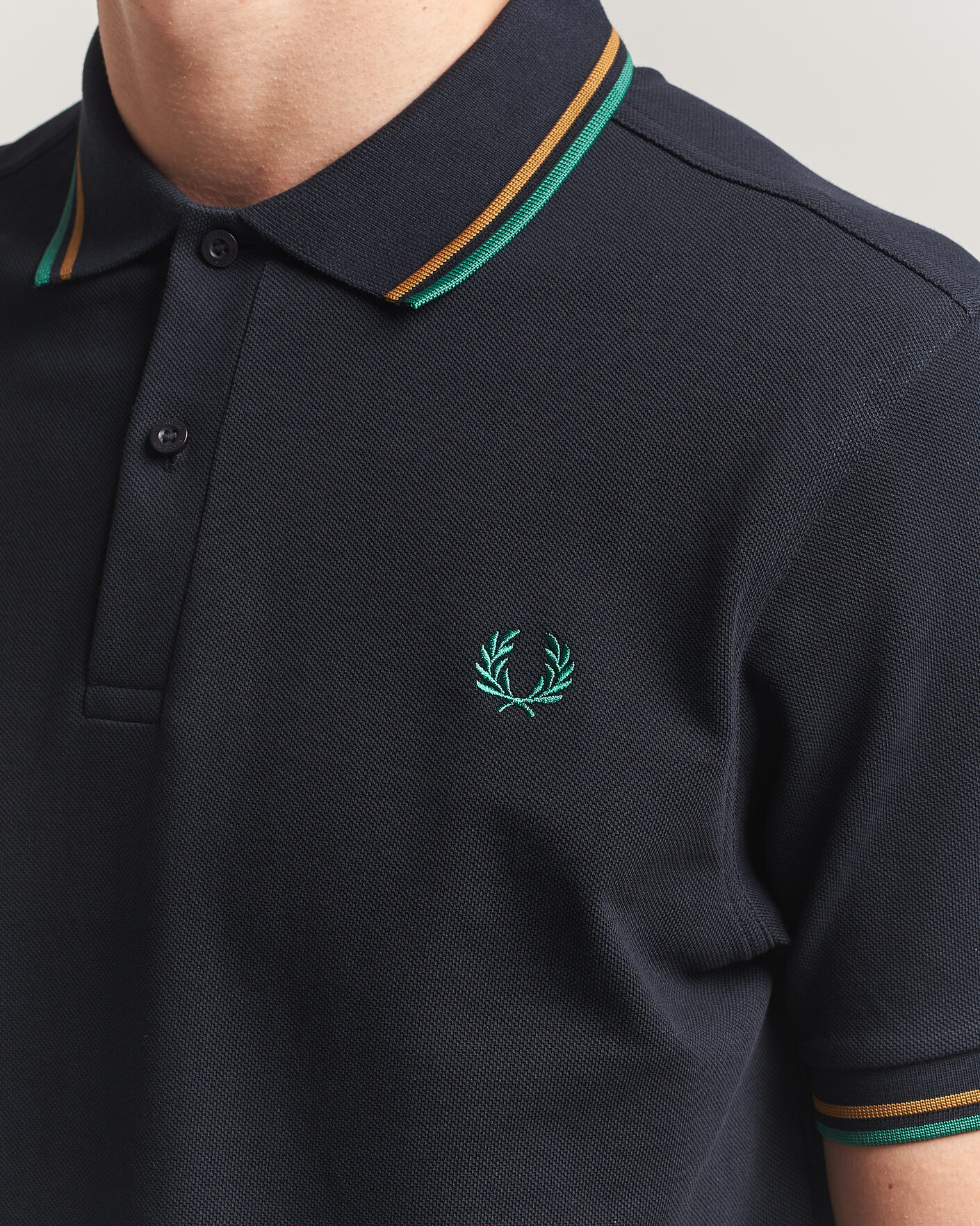 Herre | Polotrøjer | Fred Perry | Twin Tipped Polo Shirt Navy