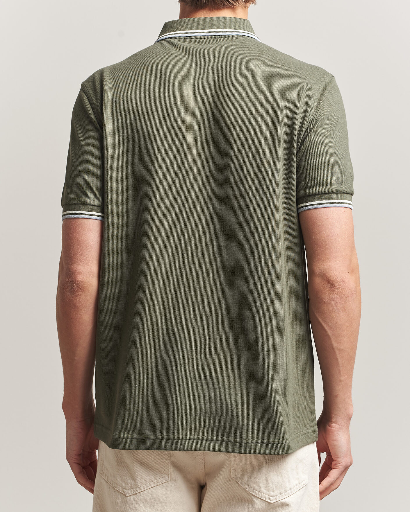Herre | Polotrøjer | Fred Perry | Twin Tipped Polo Shirt Laurel Wreath Green
