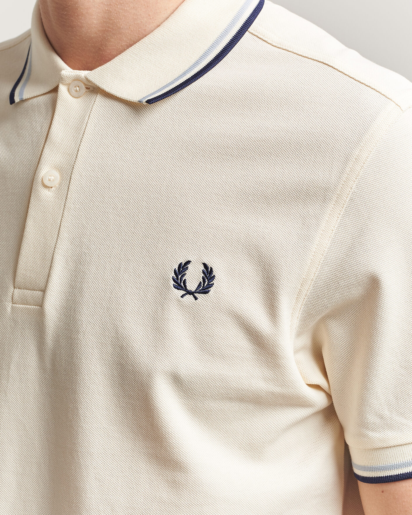 Herre | Polotrøjer | Fred Perry | Twin Tipped Polo Shirt Ecru