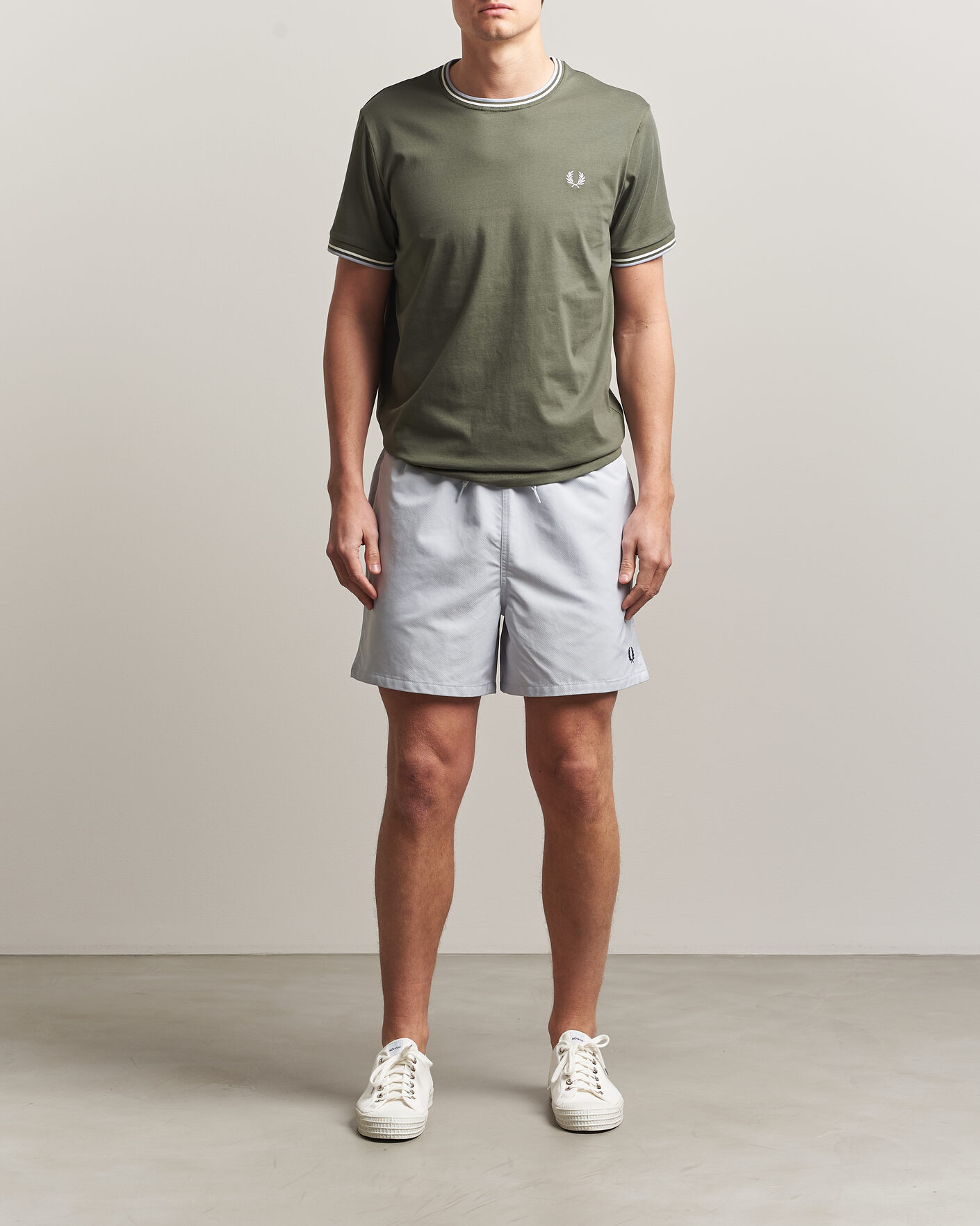 Herre | Badebukser | Fred Perry | Classic Swimshorts Dusky Blue