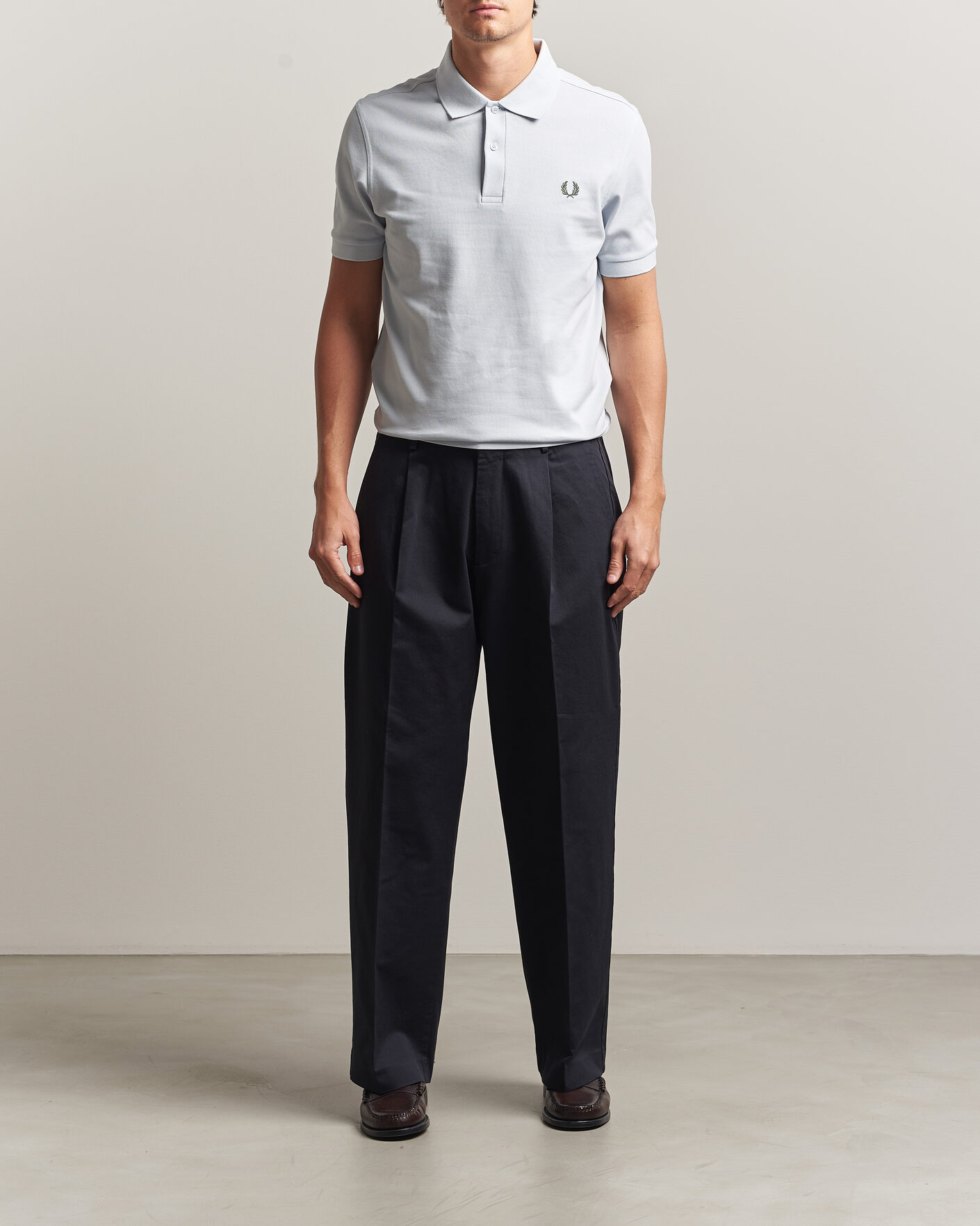 Herre | Polotrøjer | Fred Perry | Plain Polo Shirt Dusty Blue