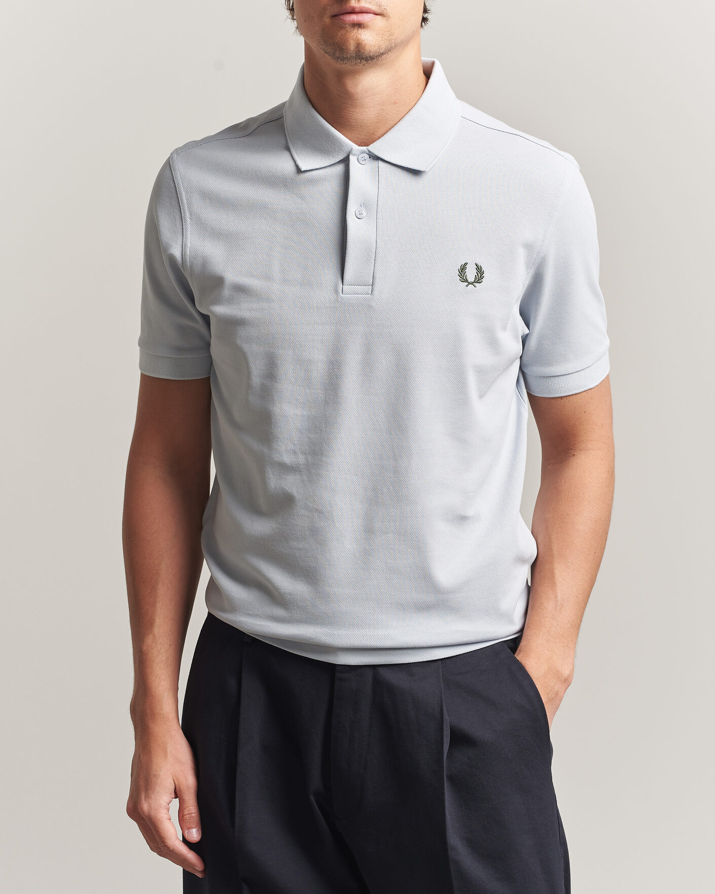 Herre | Polotrøjer | Fred Perry | Plain Polo Shirt Dusty Blue