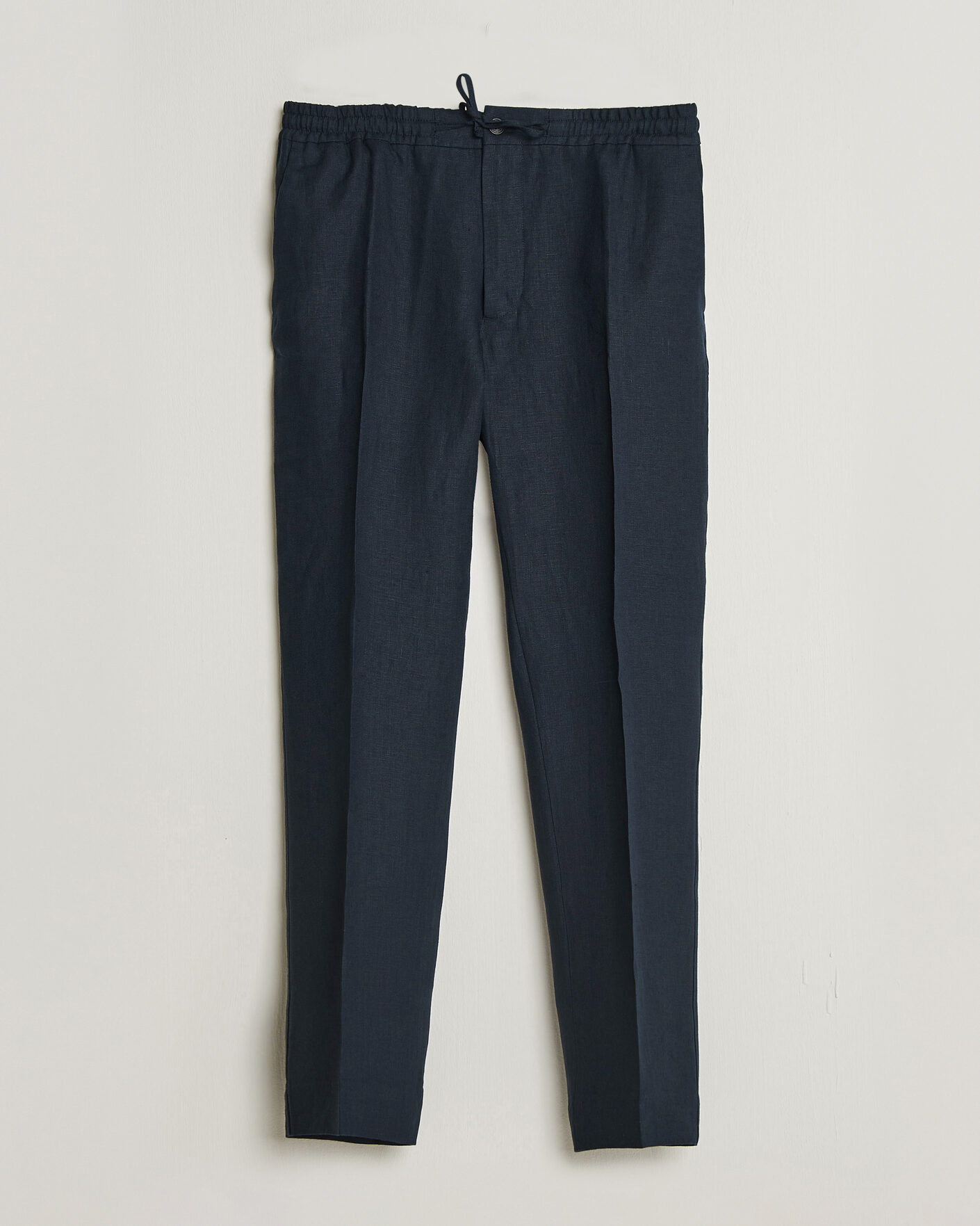 Herre | Bukser | J.Lindeberg | Soren Drape Linen Pants Navy