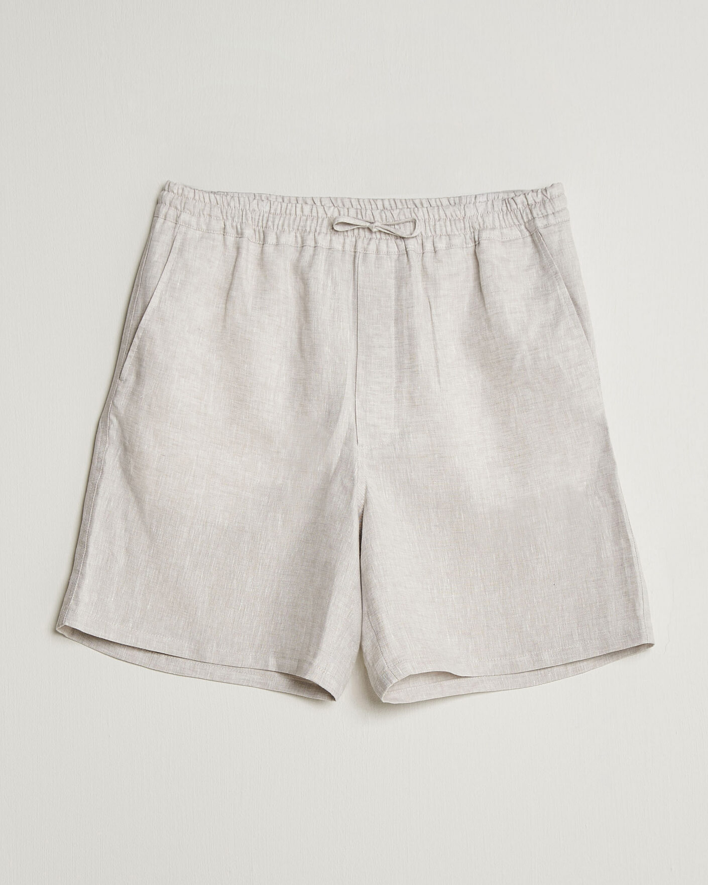 Herre | Shorts | J.Lindeberg | Joff Linen Drawstring Shorts Moonbeam