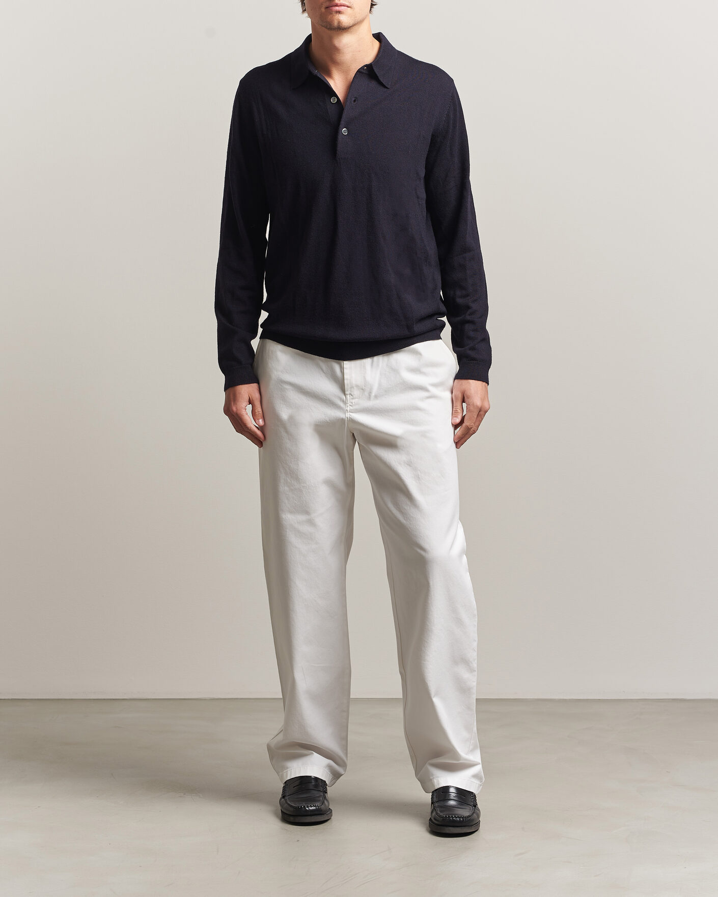 Herre | Bukser | J.Lindeberg | Devyn Cotton Twill Pants White