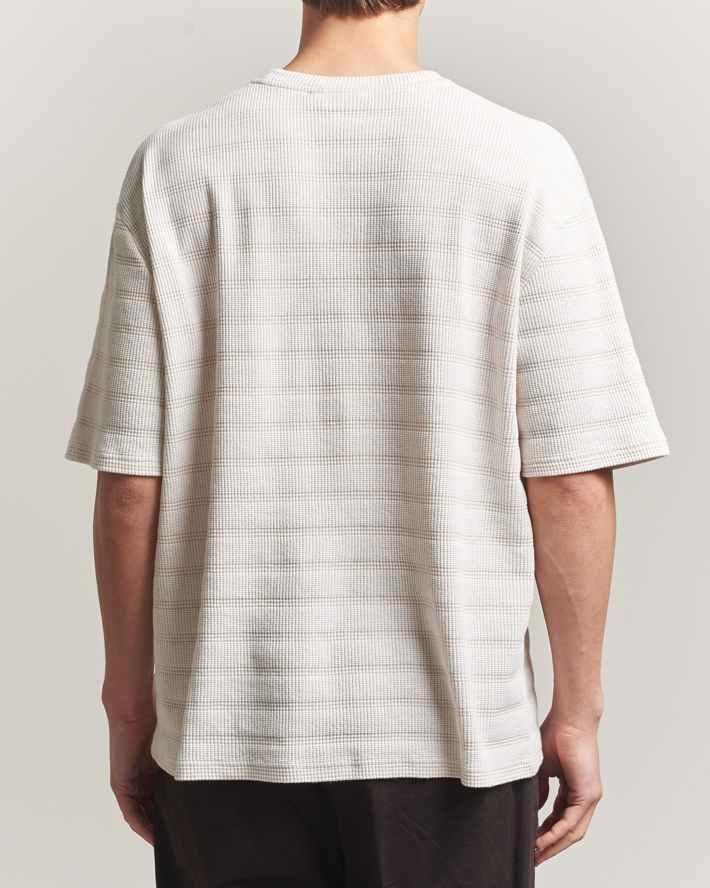 Herre | T-Shirts | J.Lindeberg | Jose Jacquard T-Shirt Moonbeam