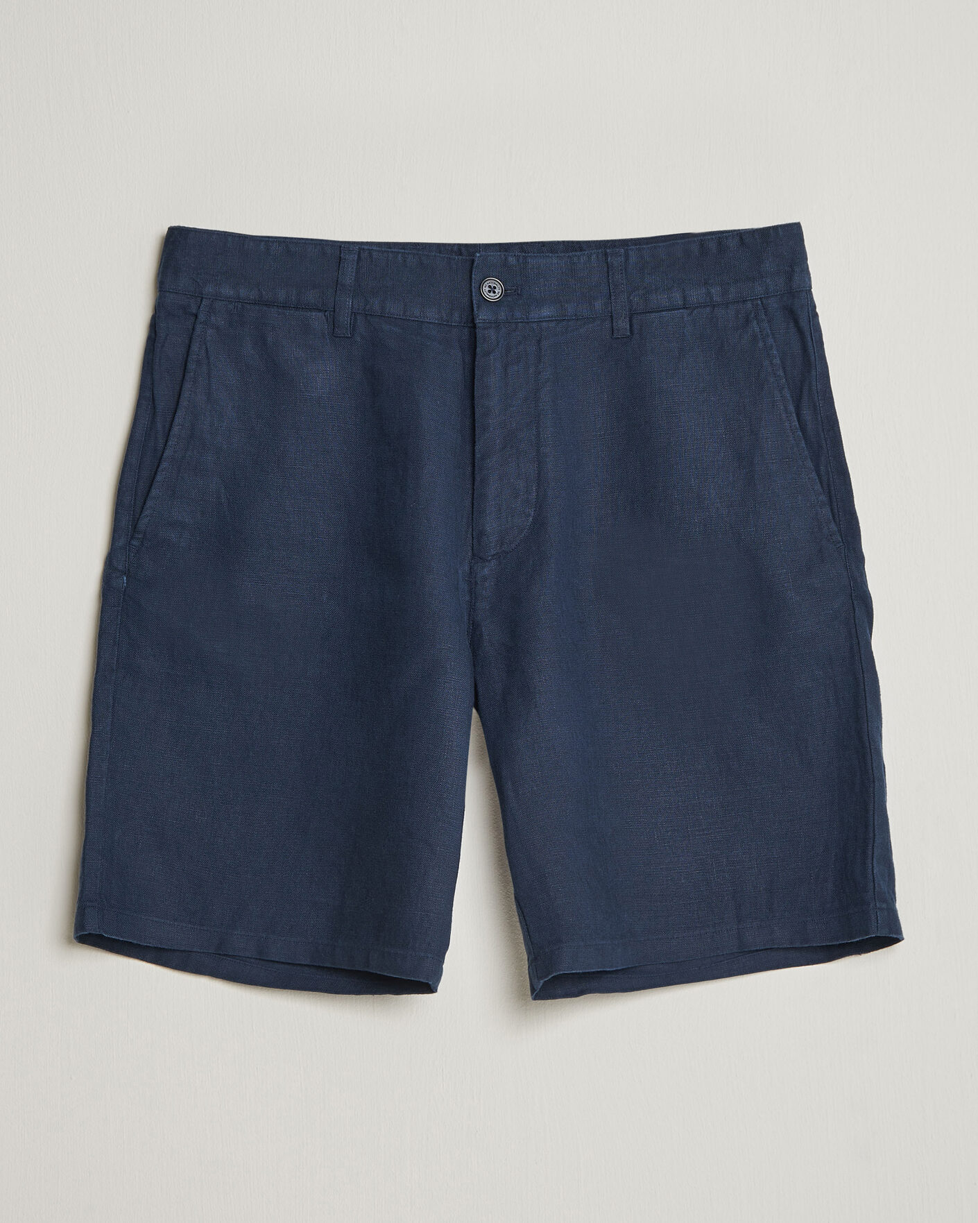 Herre | Shorts | NN07 | Aden Linen Shorts Navy Blue