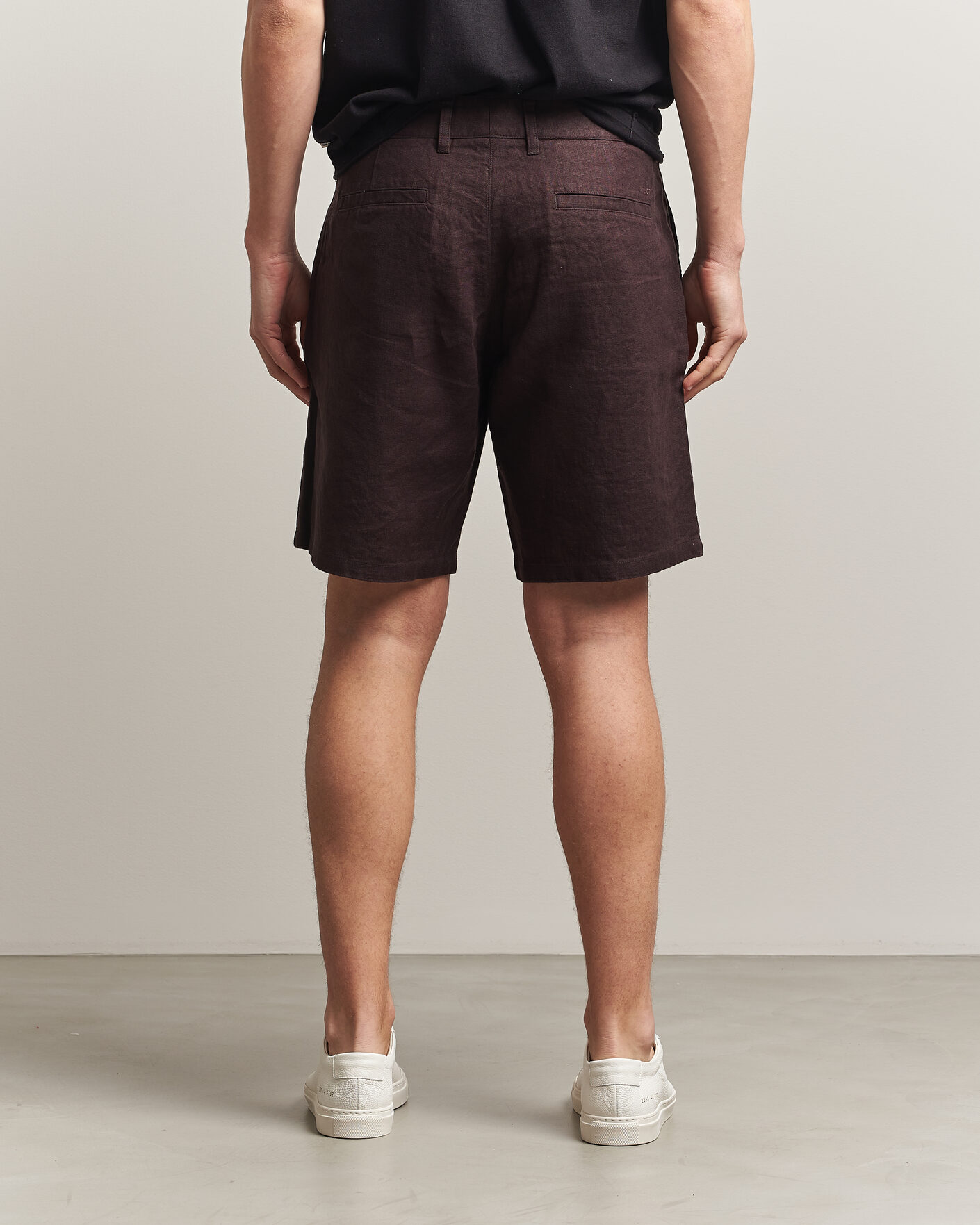 Herre | Shorts | NN07 | Aden Linen Shorts Dusky Port