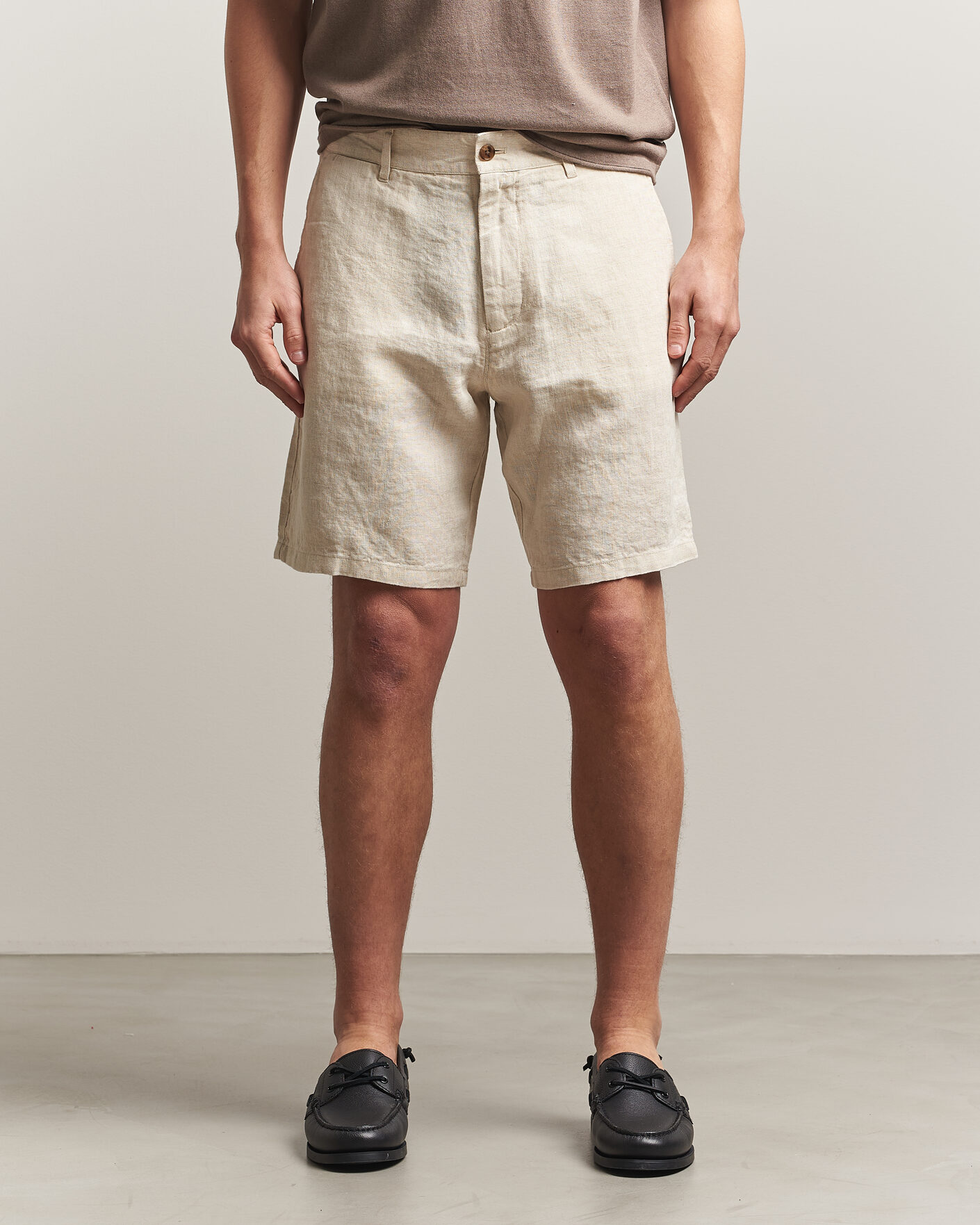 Herre | Shorts | NN07 | Aden Linen Shorts Oat