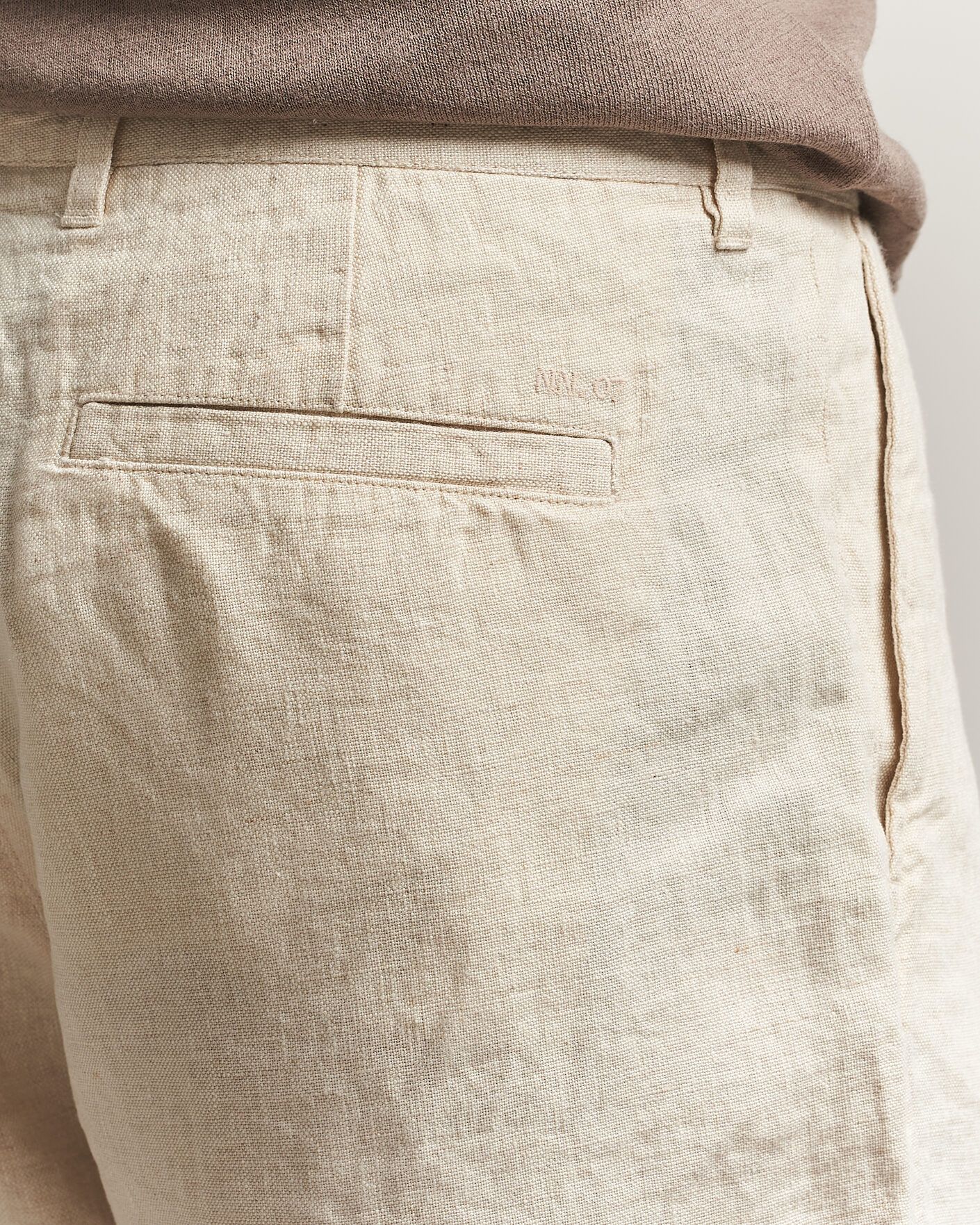 Herre | Shorts | NN07 | Aden Linen Shorts Oat
