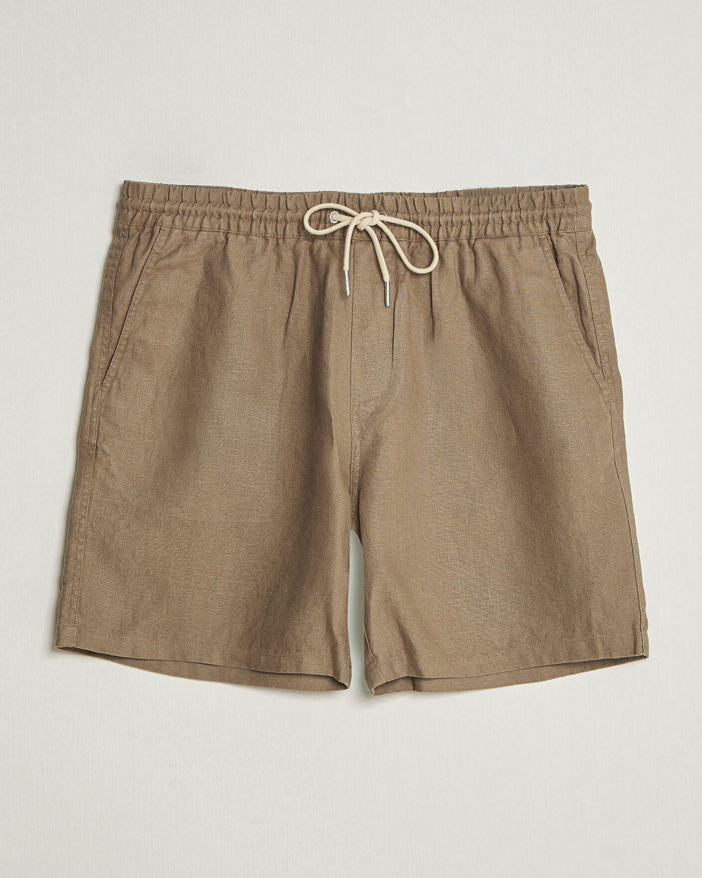 Herre | Shorts | NN07 | Gregor Linen Drawstring Shorts Clay Mirage