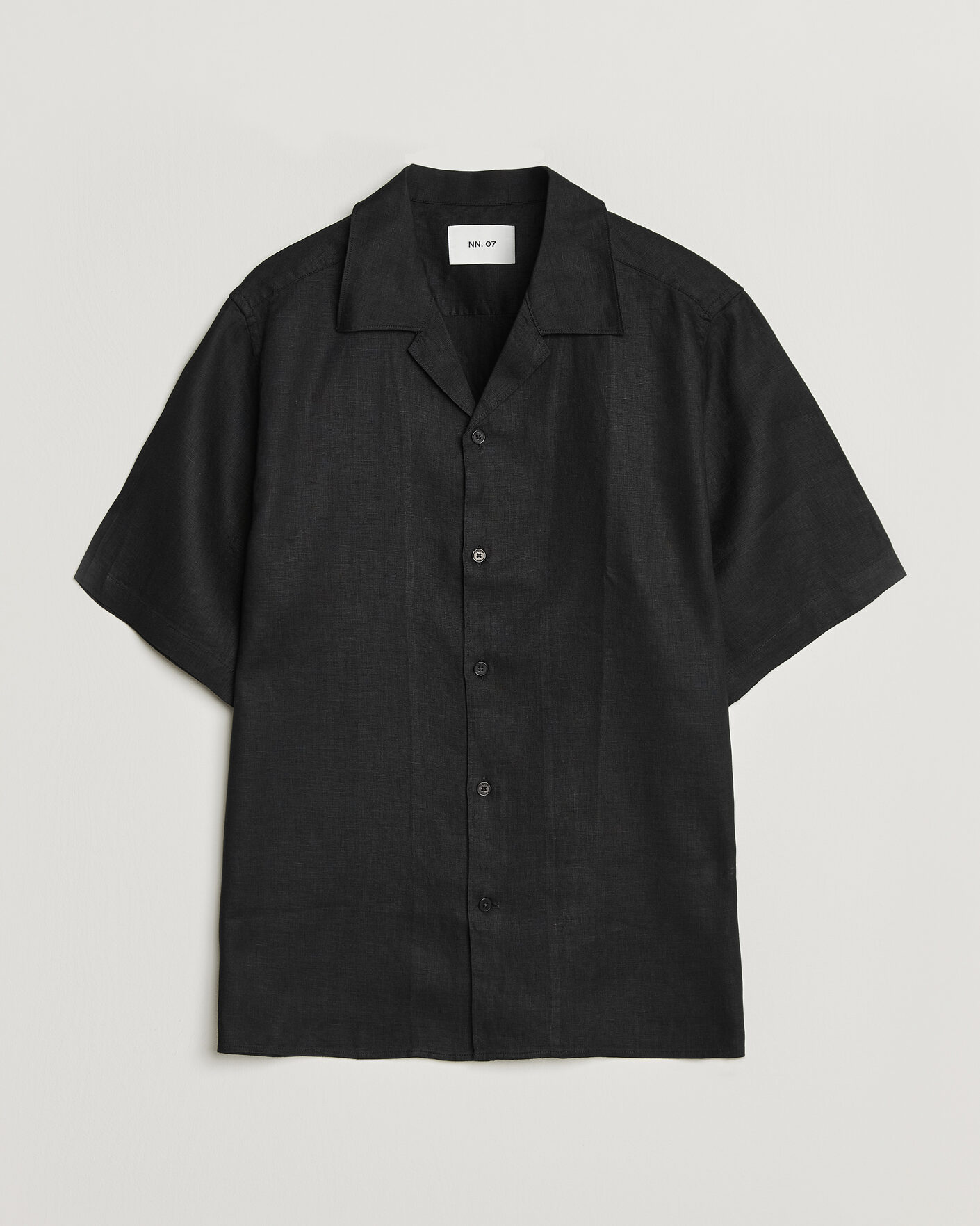 Herre | Skjorter | NN07 | Julio Linen Resort Shirt Black