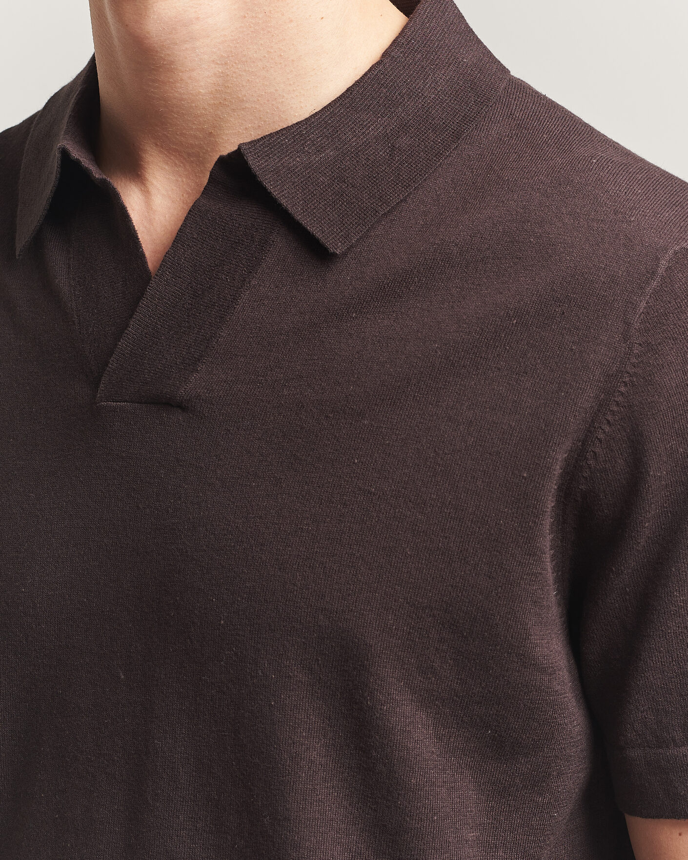 Herre | Polotrøjer | NN07 | Ryan Cotton/Linen Polo Dusky Port