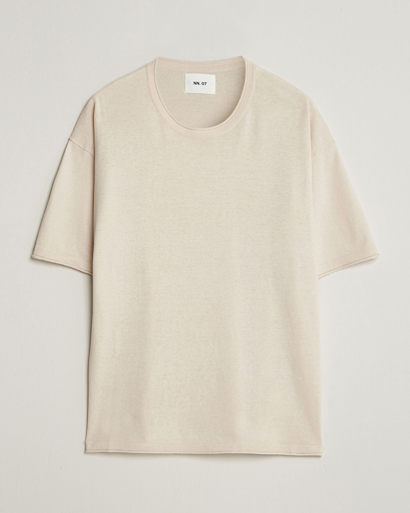 Herre | T-Shirts | NN07 | Ryan Cotton/Linen T-Shirt Oat