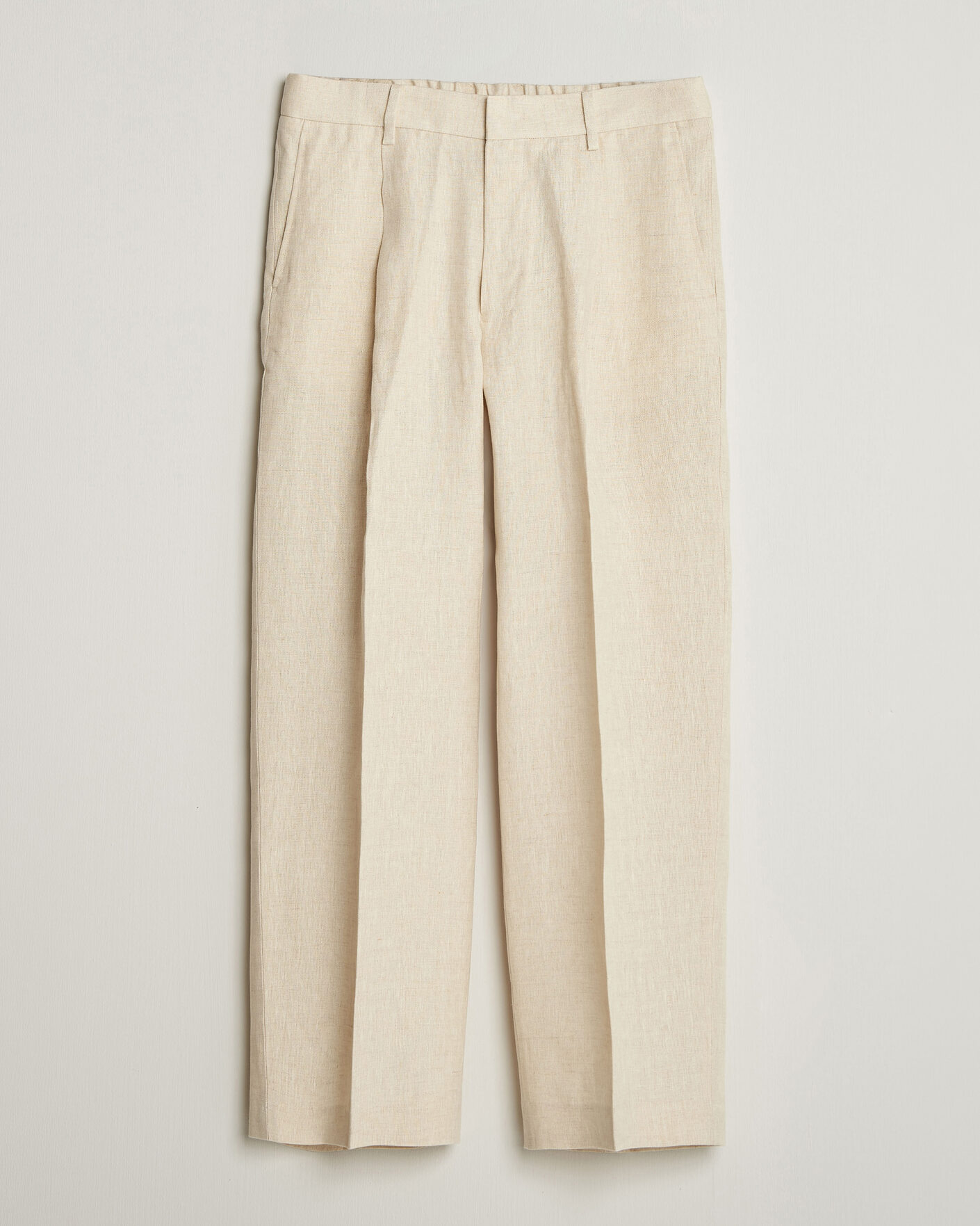 Herre | Bukser | NN07 | Kay Relaxed Fit Linen Trousers Oat