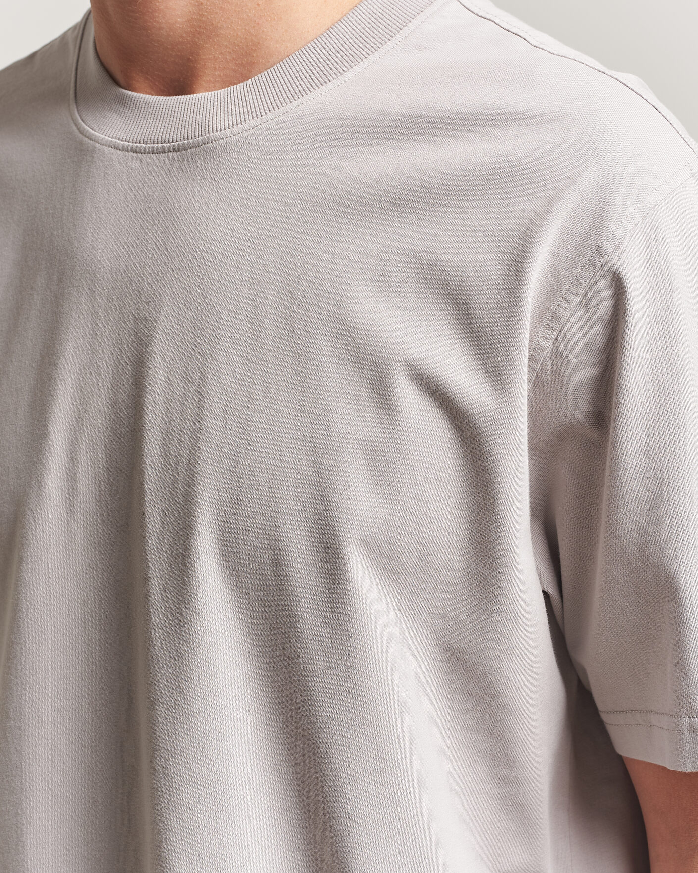 Herre | T-Shirts | NN07 | Adam Crew Neck T-Shirt Moon Dust