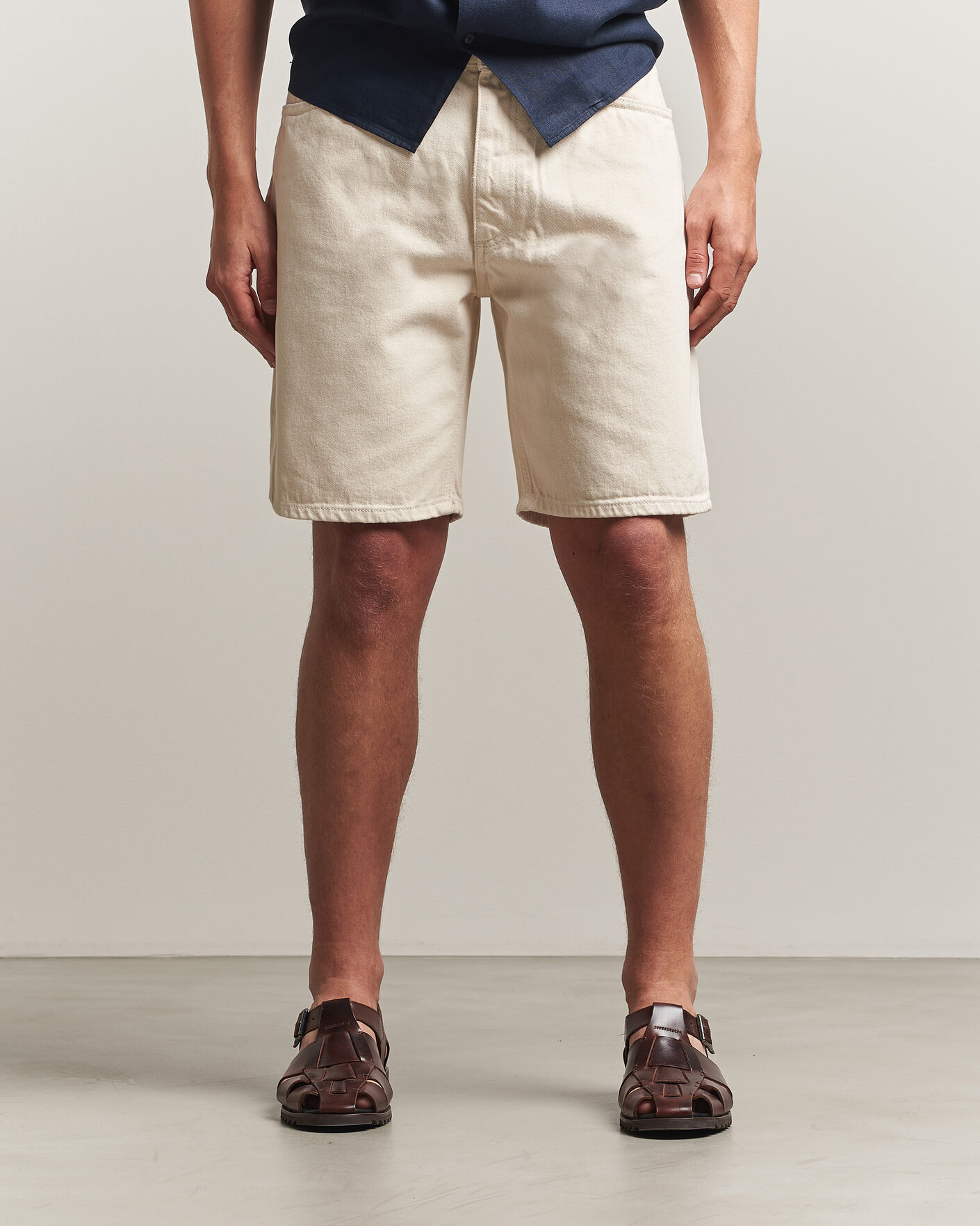 Herre | Shorts | NN07 | Otis Denim Shorts Ecru