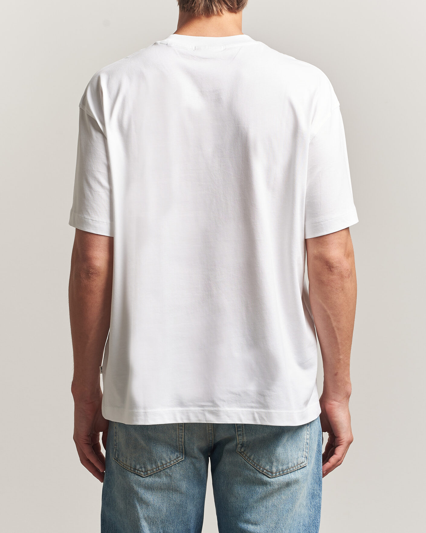 Herre | T-Shirts | NN07 | Lionel Suvin Cotton Crew Neck T-Shirt White