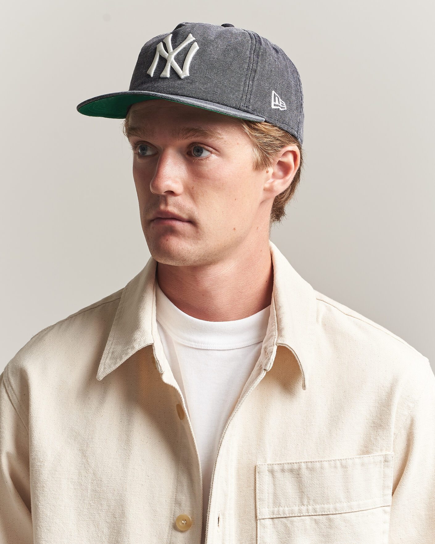 Herre | Hatte & kasketter | New Era | 9Twenty Washed Cotton Cap Grey New York Yankees