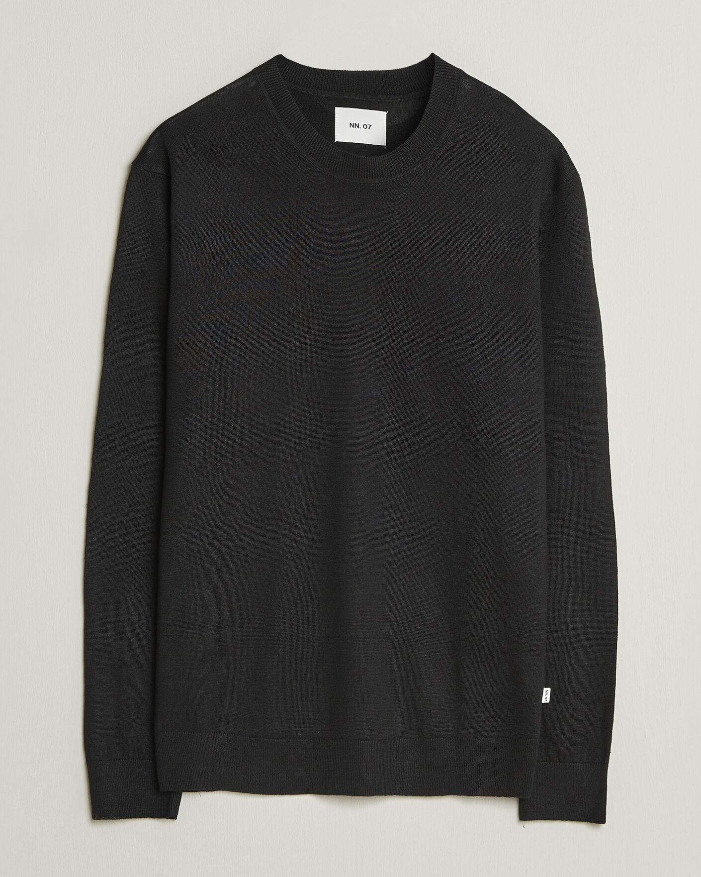 Herre | Trøjer | NN07 | Ted Linen Knitted Sweater Black