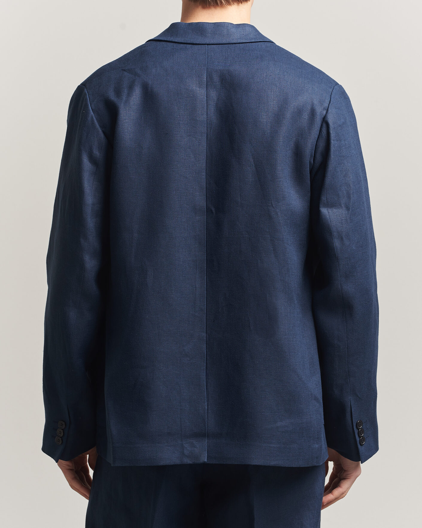 Herre | Blazere & jakker | NN07 | Jordin Linen Double Breasted Blazer Navy Blue