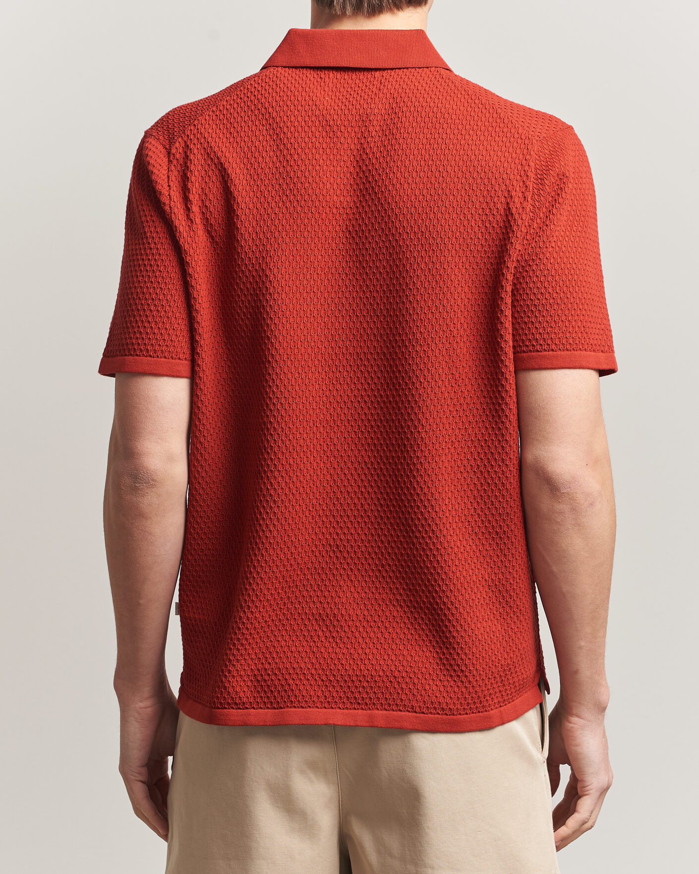 Herre | Polotrøjer | NN07 | Paul Knitted Polo Sienna Heat