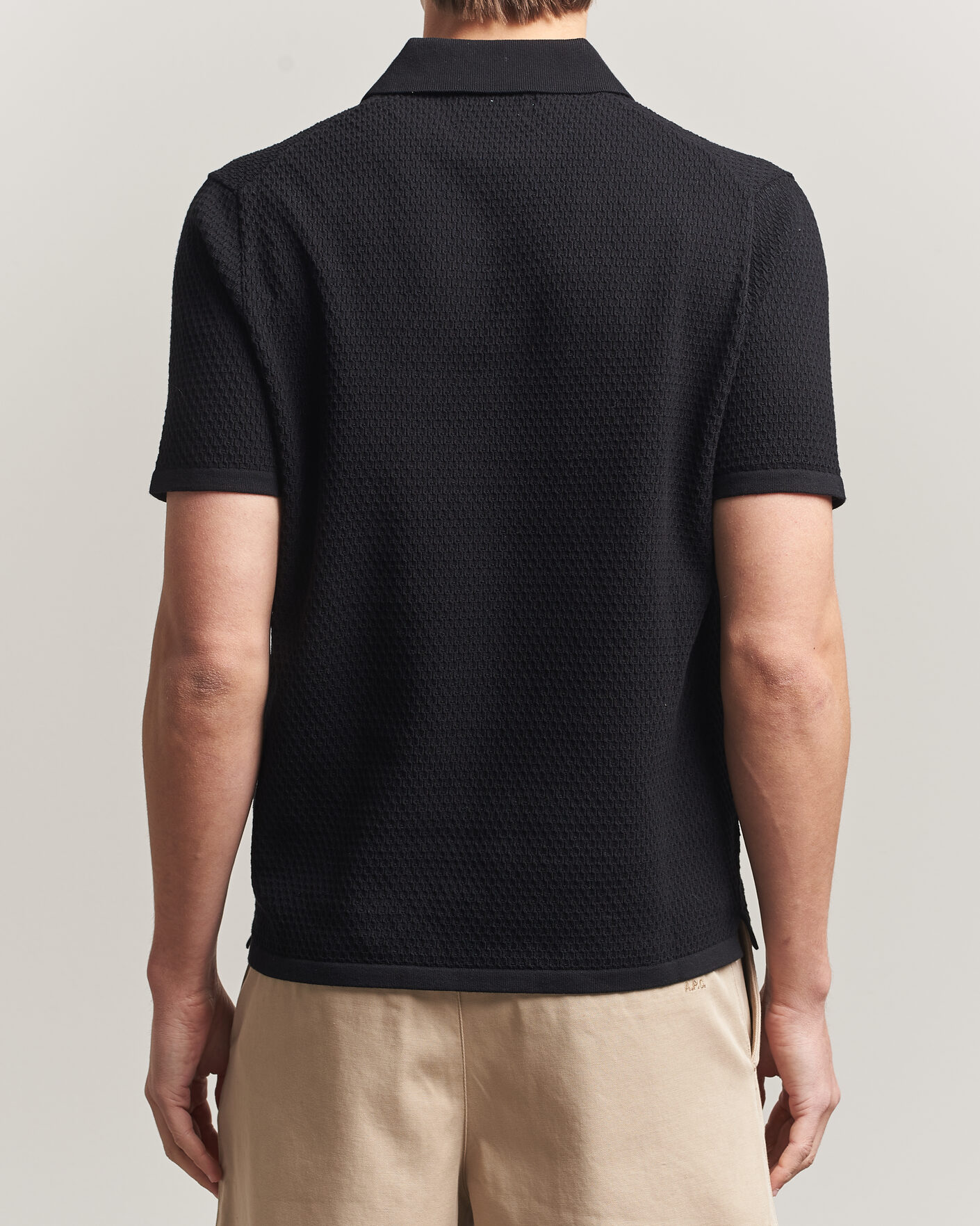 Herre | Polotrøjer | NN07 | Paul Knitted Polo Black