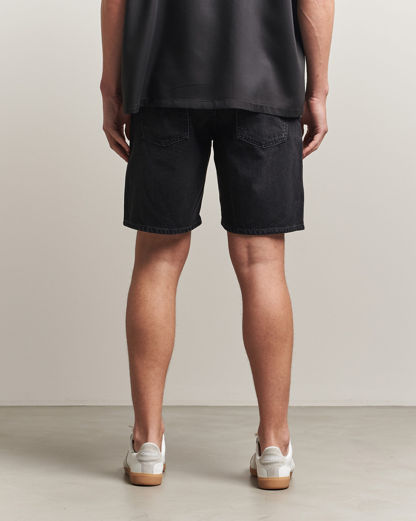 Herre | Shorts | Nudie Jeans | Seth Denim Shorts Dune Black