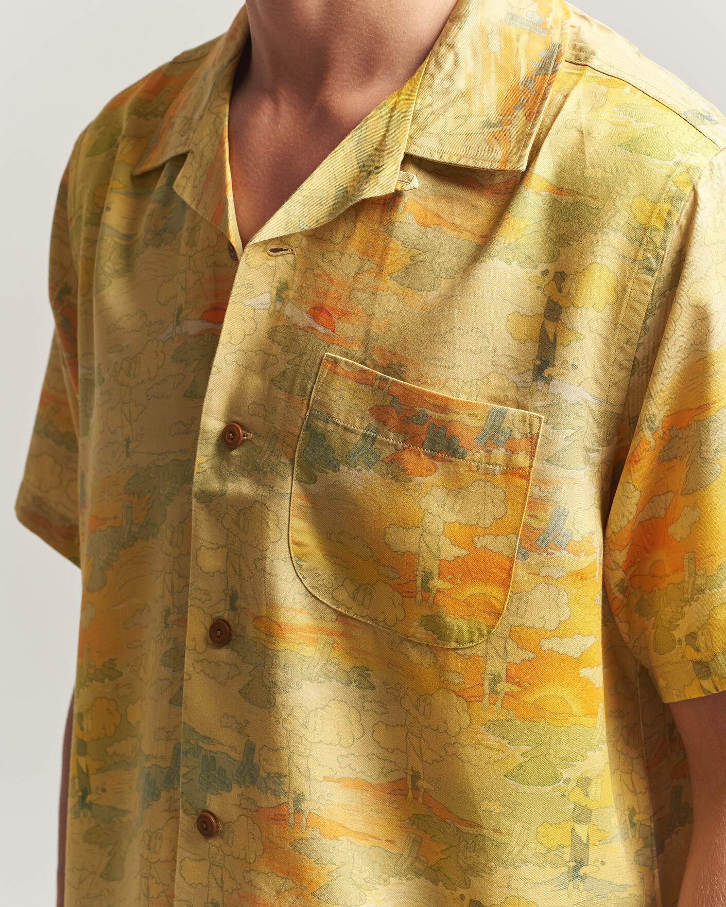 Herre | Skjorter | Nudie Jeans | Arvid Hawaii Shirt Drift Away
