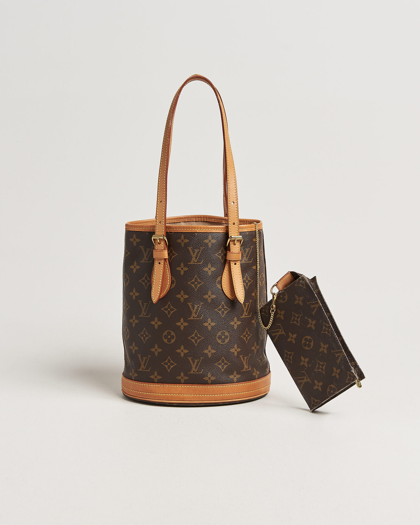 Herre | Pre-Owned & Vintage Bags | Louis Vuitton Pre-Owned | Bucket PM Bag Monogram