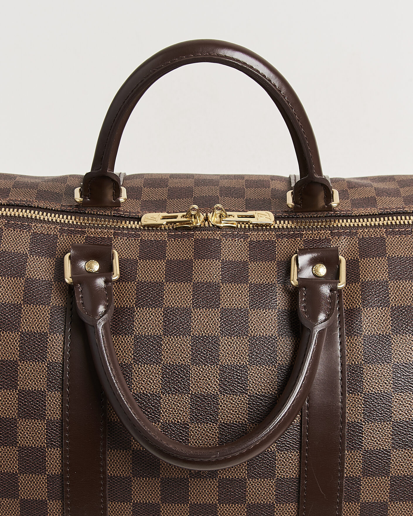 Herre | Pre-Owned & Vintage Bags | Louis Vuitton Pre-Owned | Keepall 55 Bandouliére Damier Ebene
