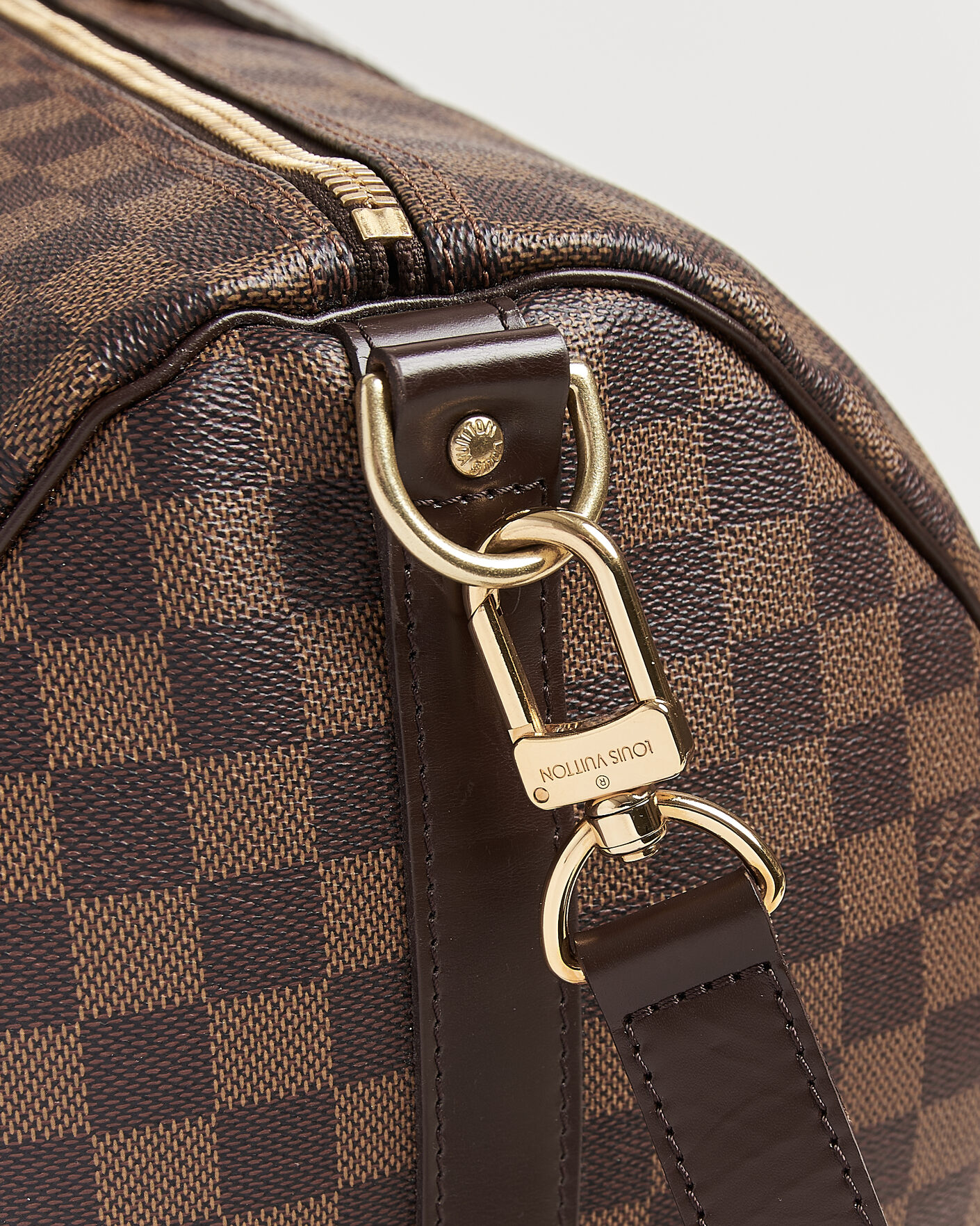 Herre | Pre-Owned & Vintage Bags | Louis Vuitton Pre-Owned | Keepall 55 Bandouliére Damier Ebene