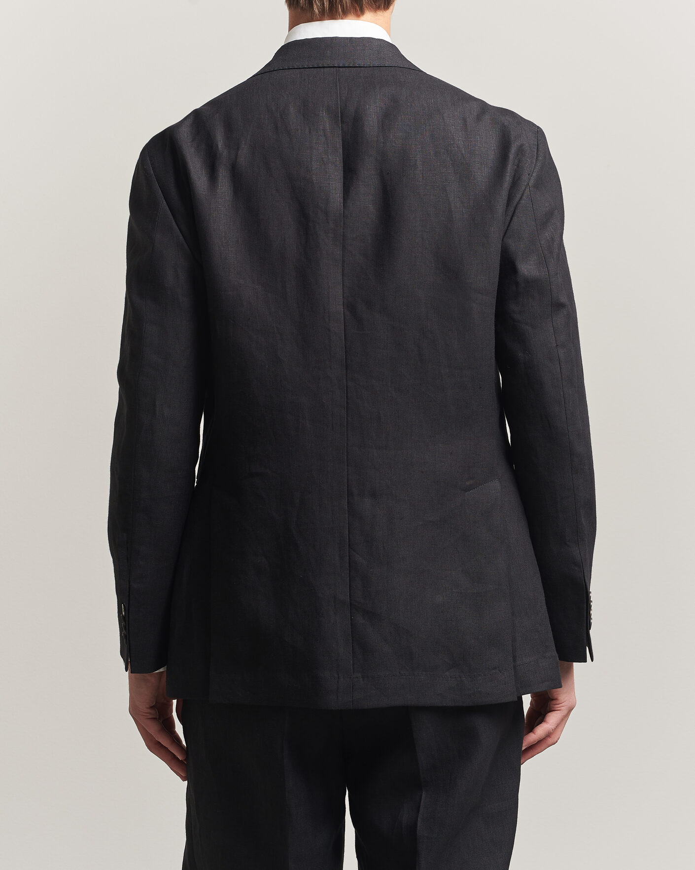 Herre | Blazere & jakker | Oscar Jacobson | Rufus Soft Linen Blazer Black