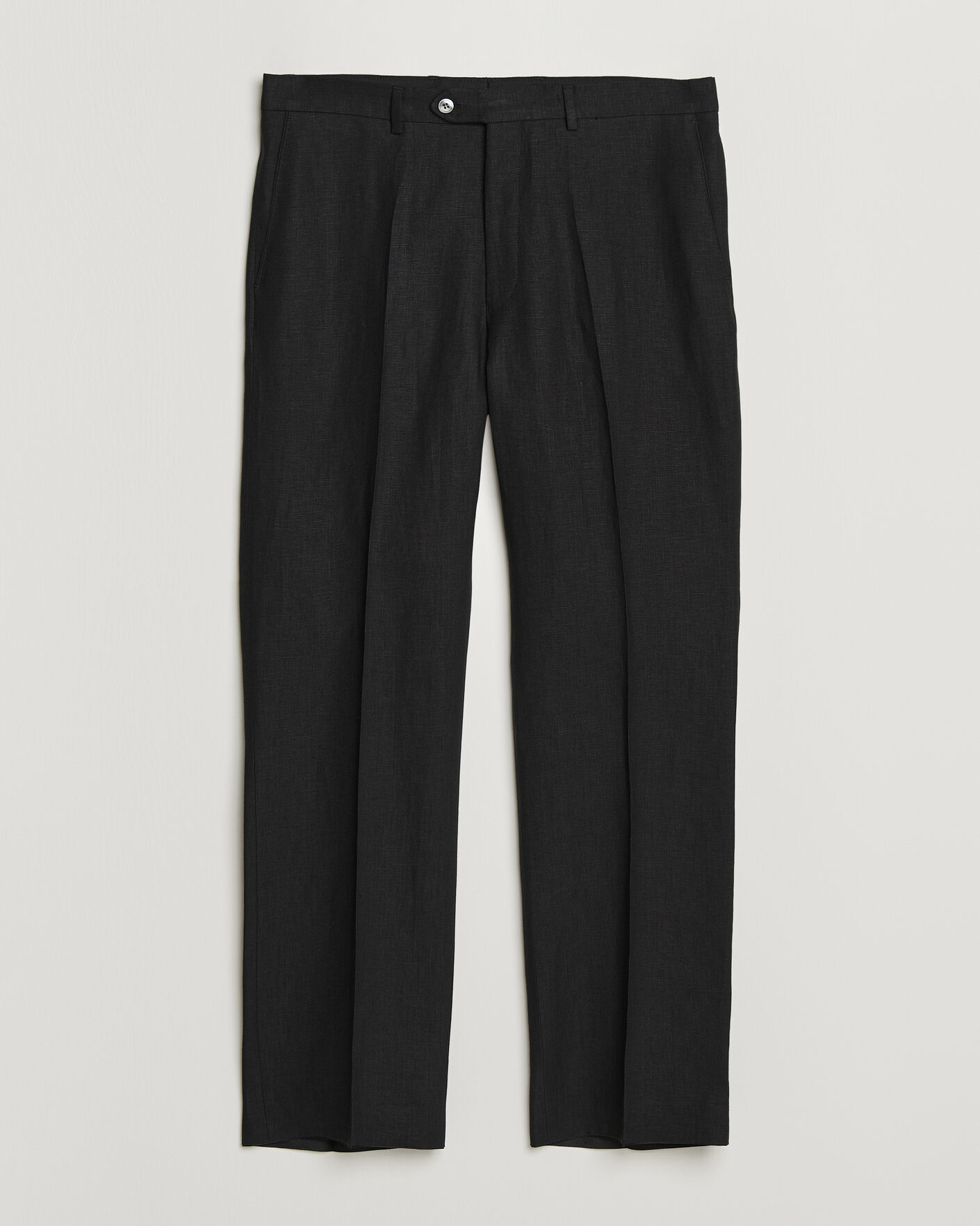 Herre | Bukser | Oscar Jacobson | Dell S Linen Trousers Black