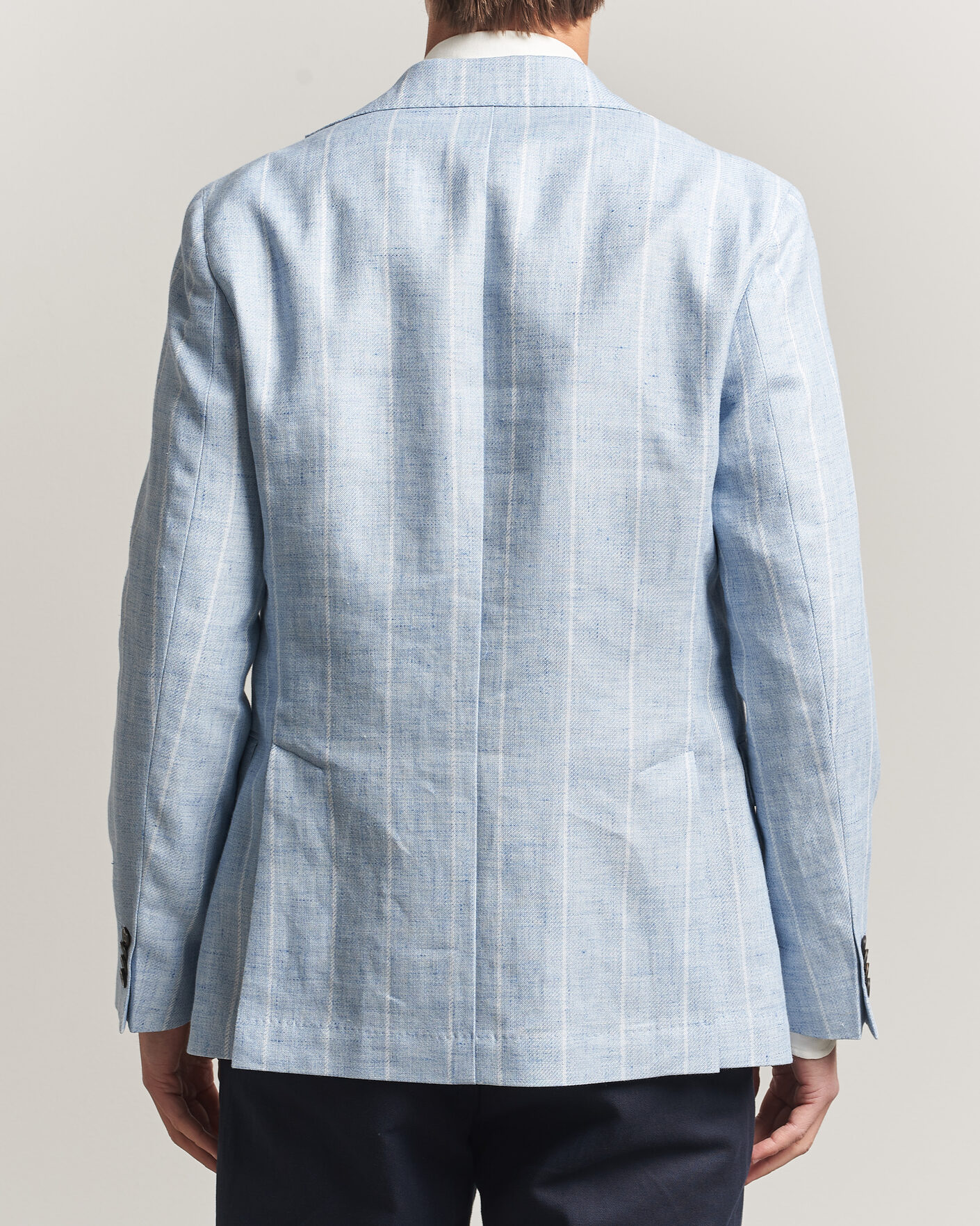Herre | Blazere & jakker | Oscar Jacobson | Ferry Soft Linen/Cotton Blazer Light Blue