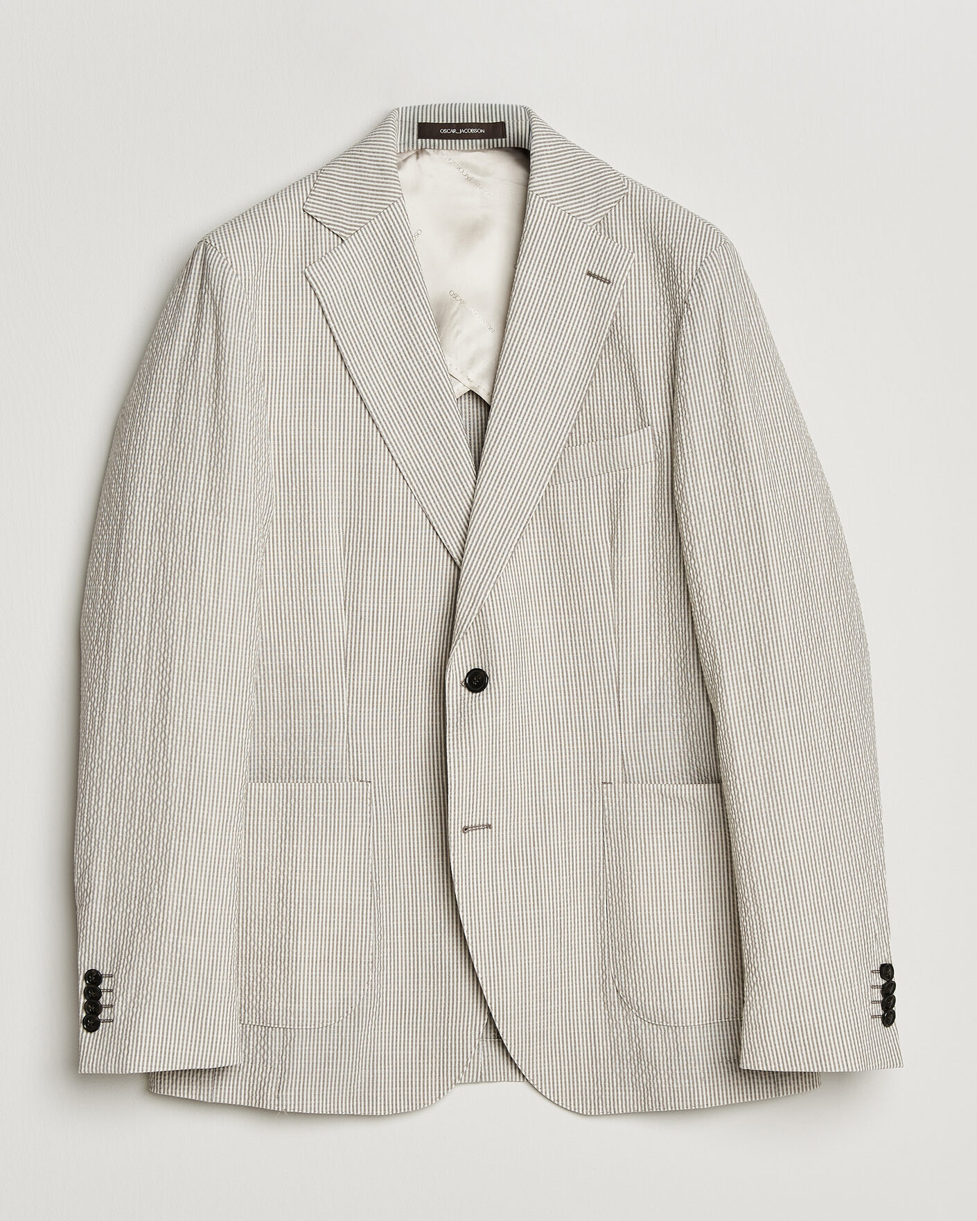 Herre | Blazere & jakker | Oscar Jacobson | Ferry Patch Soft Blazer Brindle Beige
