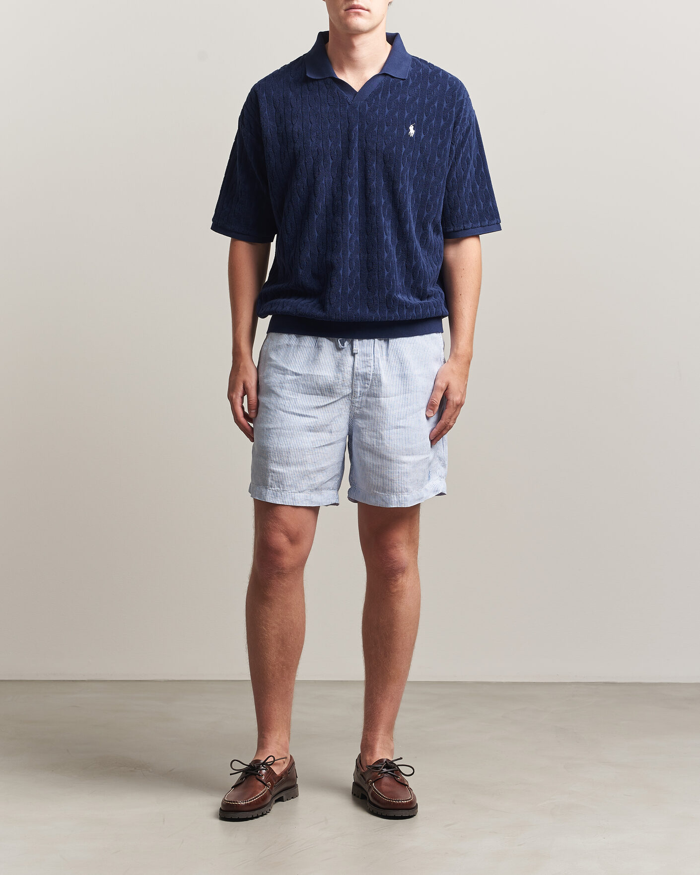 Herre | Polotrøjer | Polo Ralph Lauren | Knit Polo Newport Navy