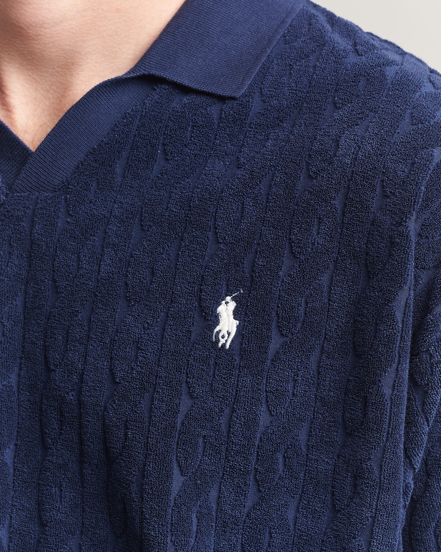 Herre | Polotrøjer | Polo Ralph Lauren | Knit Polo Newport Navy