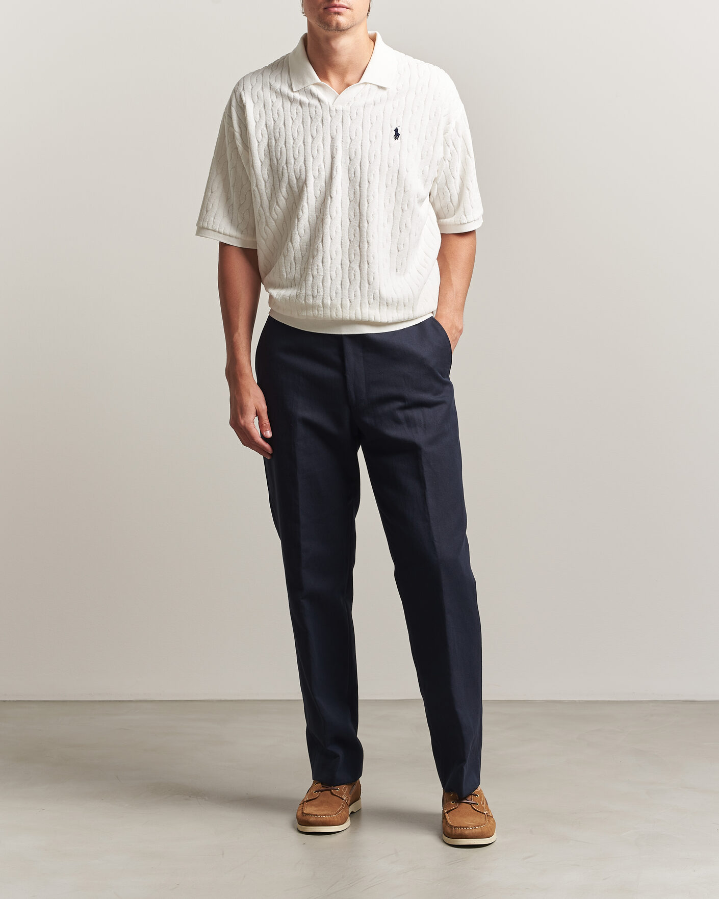 Herre | Polotrøjer | Polo Ralph Lauren | Knit Polo White