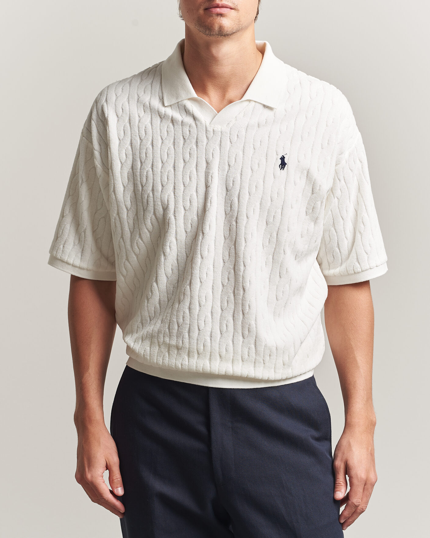 Herre | Polotrøjer | Polo Ralph Lauren | Knit Polo White