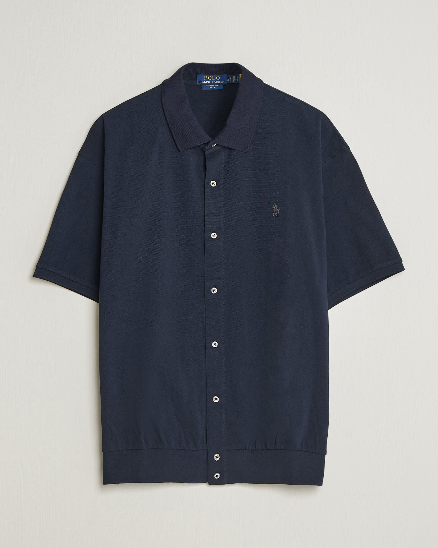 Herre | Polotrøjer | Polo Ralph Lauren | Buttoned Polo Aviator Navy