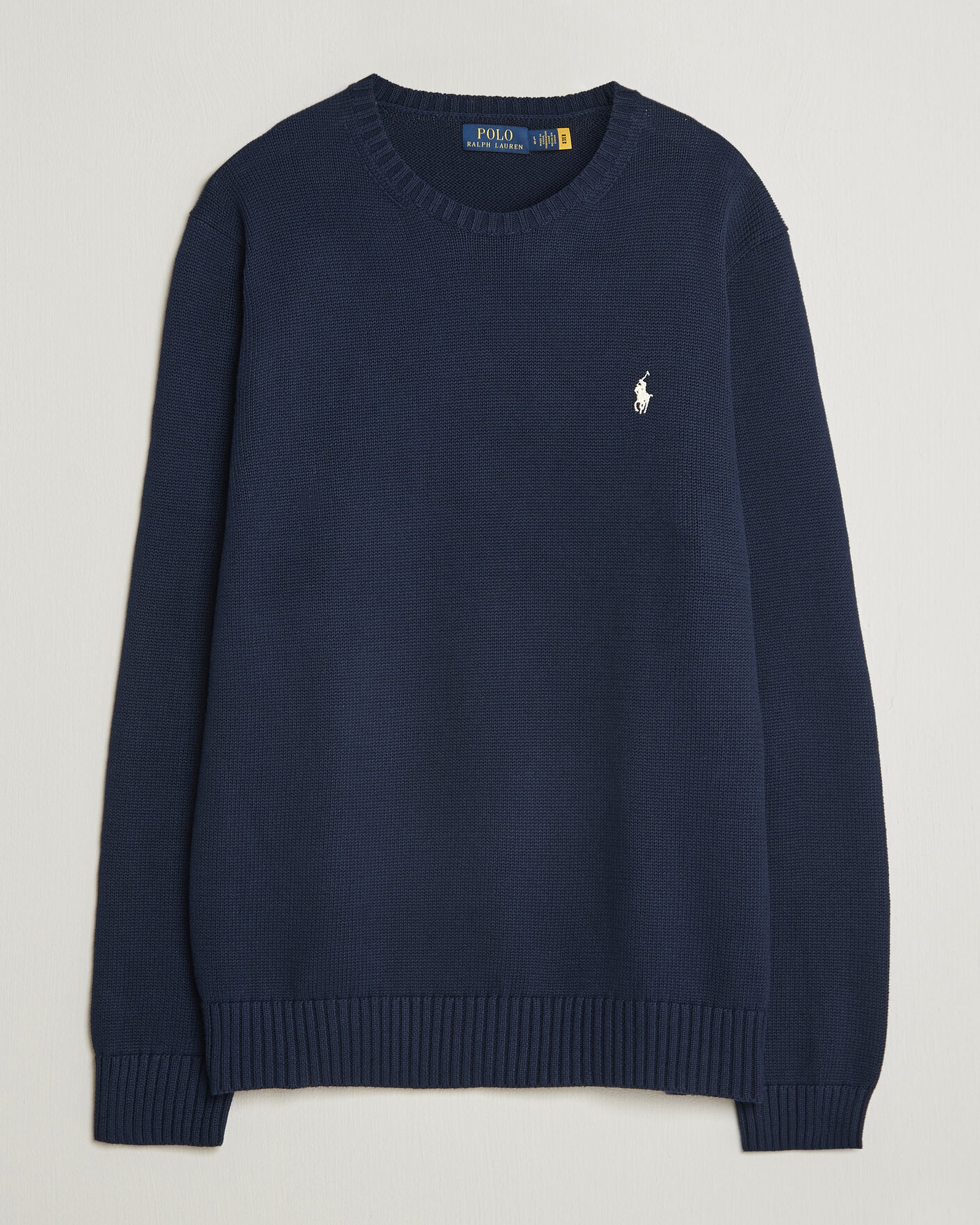 Herre | Trøjer | Polo Ralph Lauren | Cotton Crew Neck Pullover Hunter Navy
