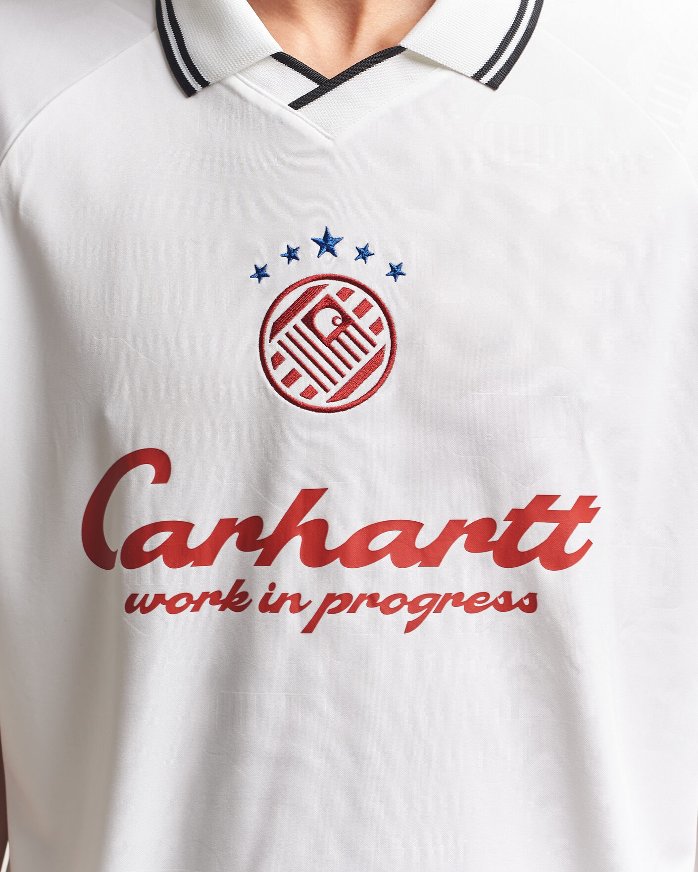 Herre | T-Shirts | Carhartt WIP | Terrace Football T-Shirt White