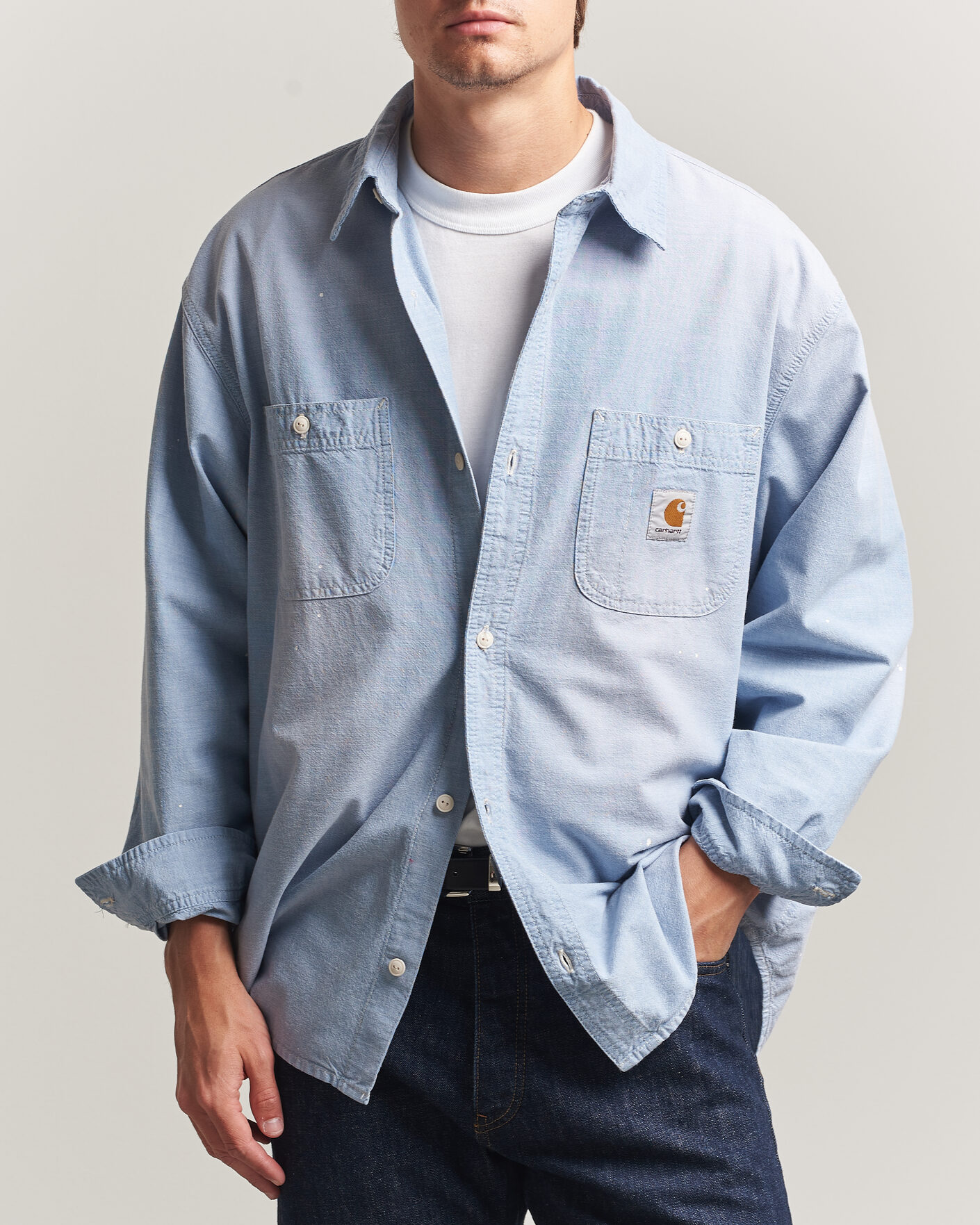 Herre | Skjorter | Carhartt WIP | Painter Shirt Winston Chambray Blue
